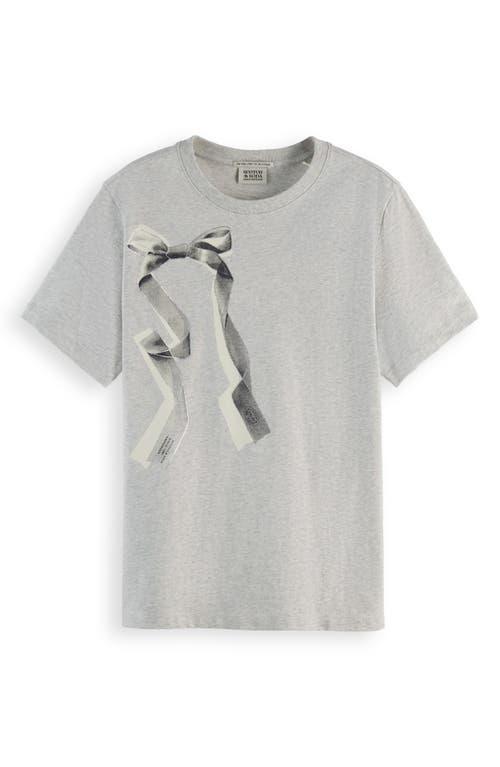 “Scotch & Soda” ガーメントダイ アートワークTシャツ 世界忘却Tシャツ - ガーメントダイブラック - SCRT
