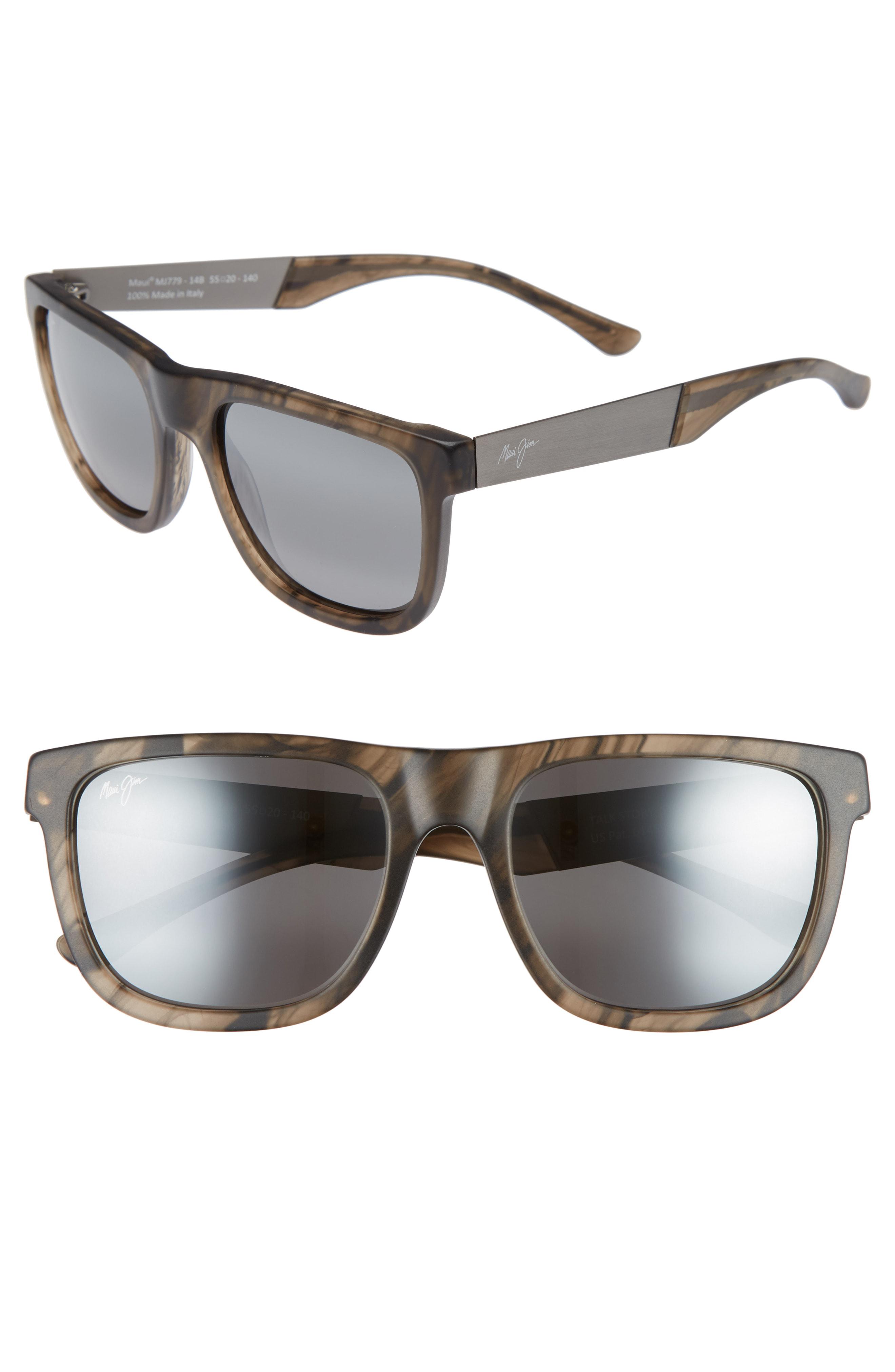 Maui Jim Talk Story 55mm Polarized Sunglasses - in Gray for Men - Lyst