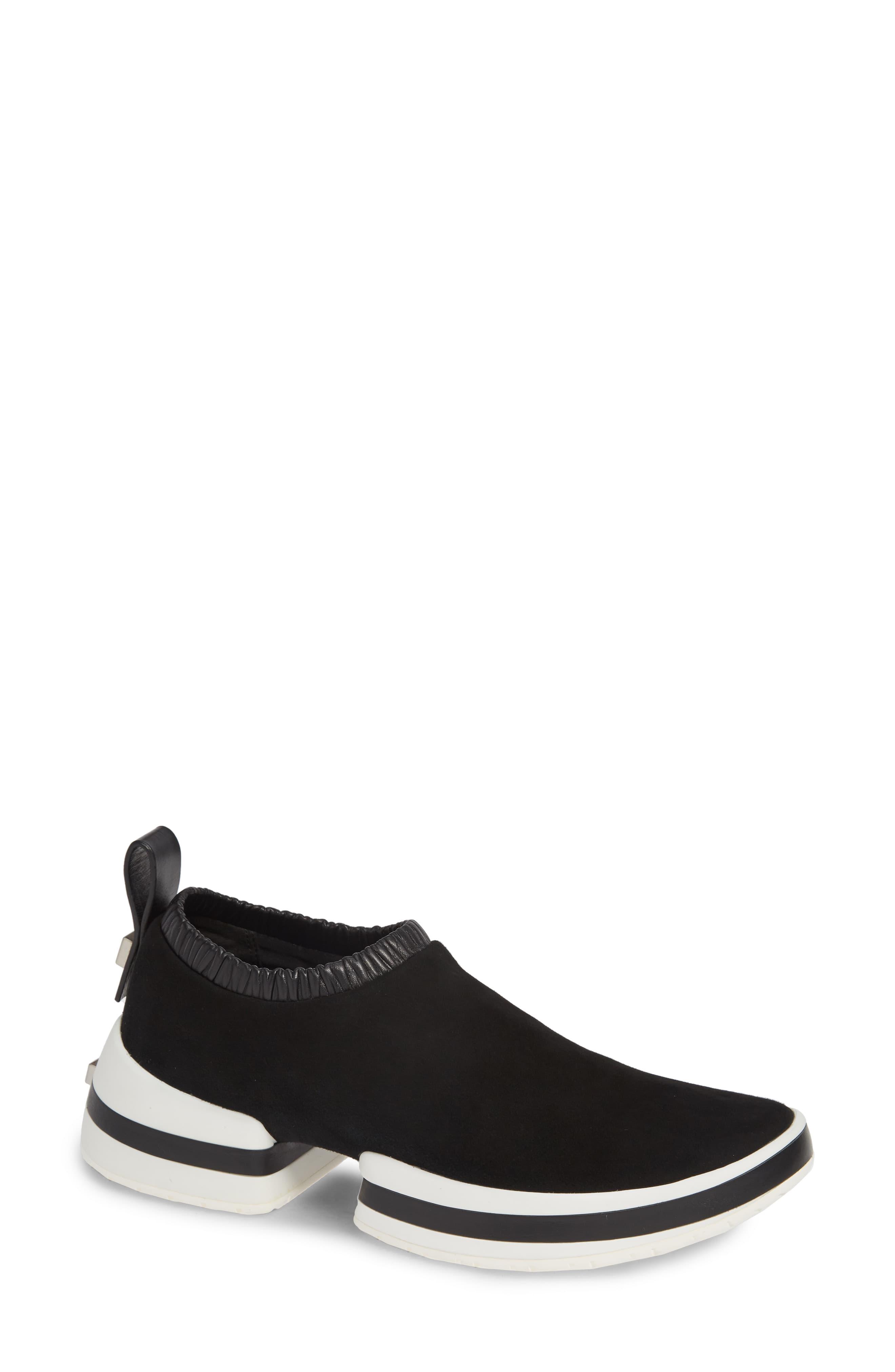stuart weitzman excelsa leather sneaker