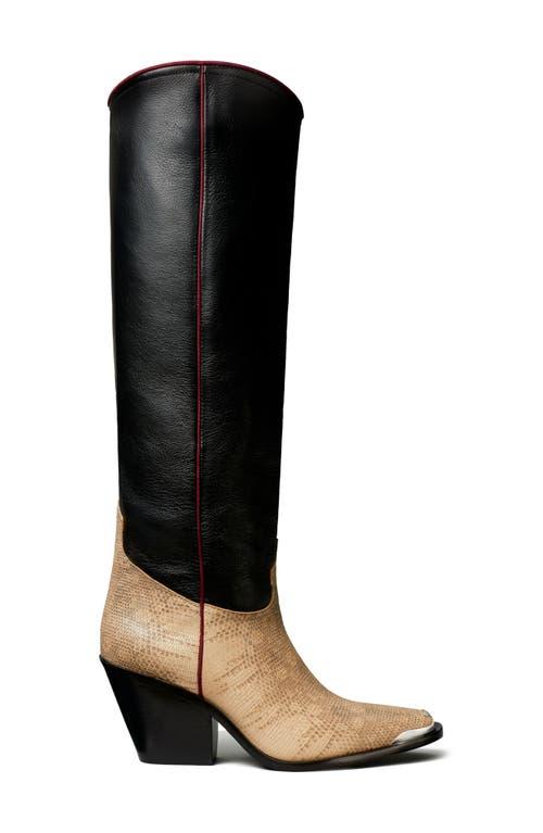 ロングブーツ Tory Burch FW24 T LOCK RIDING BOOT (158798 200) Turn-Lock Riding Boot: Women's Shoes | Boots | Tory Burch EU