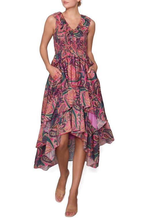 melloday dresses Abbie White Floral Maxi Formal Dress