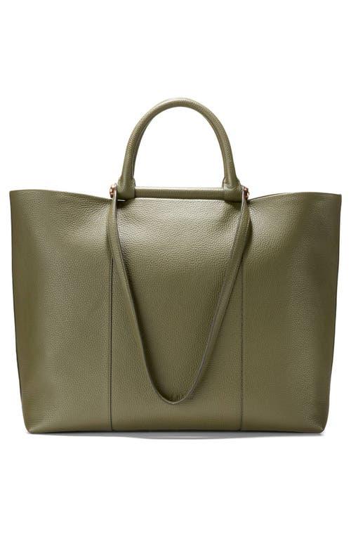 Cole Haan Catherine Leather Tote in Green | Lyst