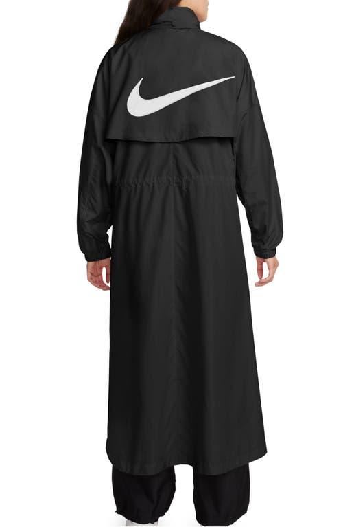 Black nike trench coat hotsell