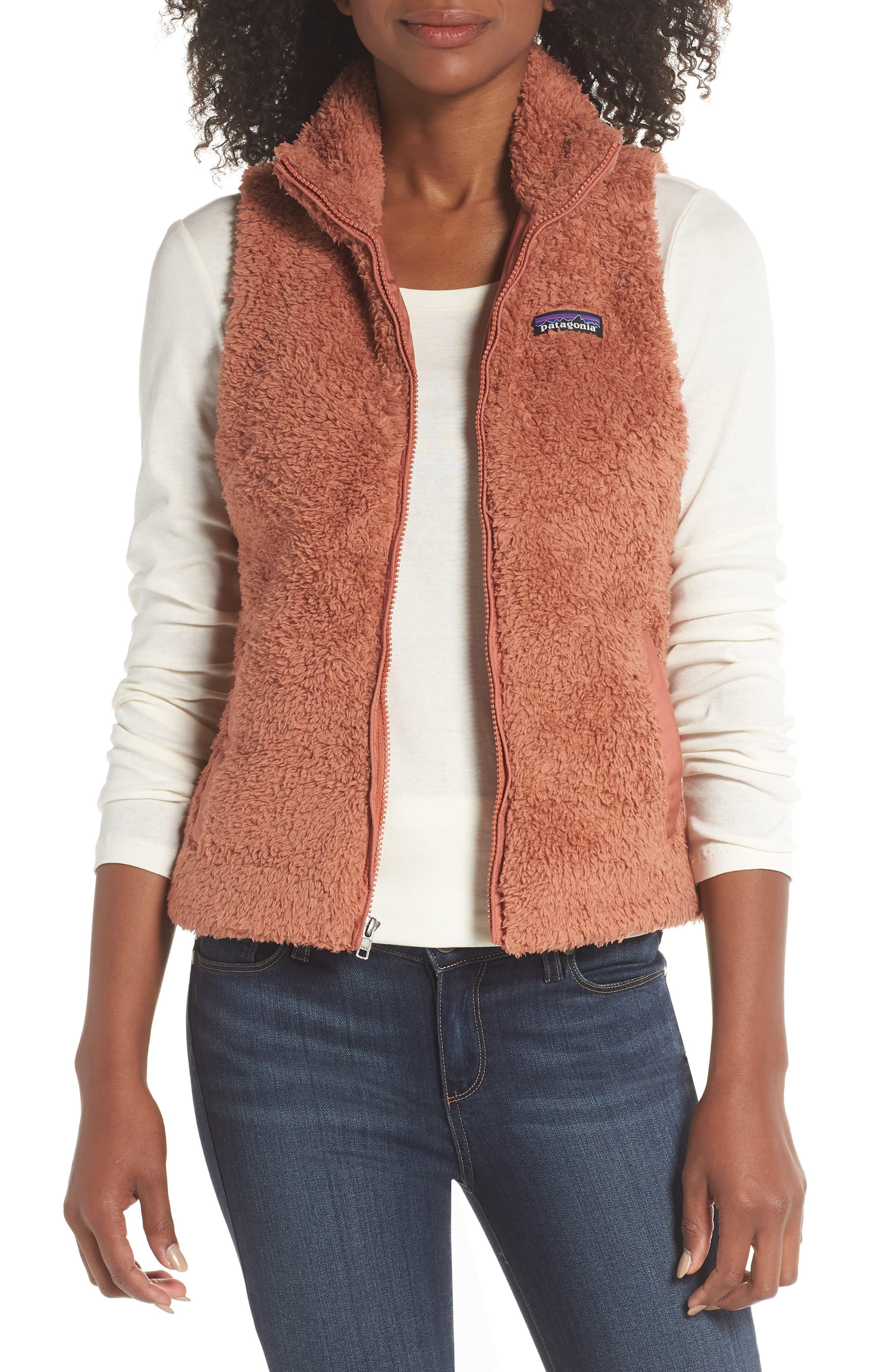 Patagonia Los Gatos Fleece Vest in Pink Lyst