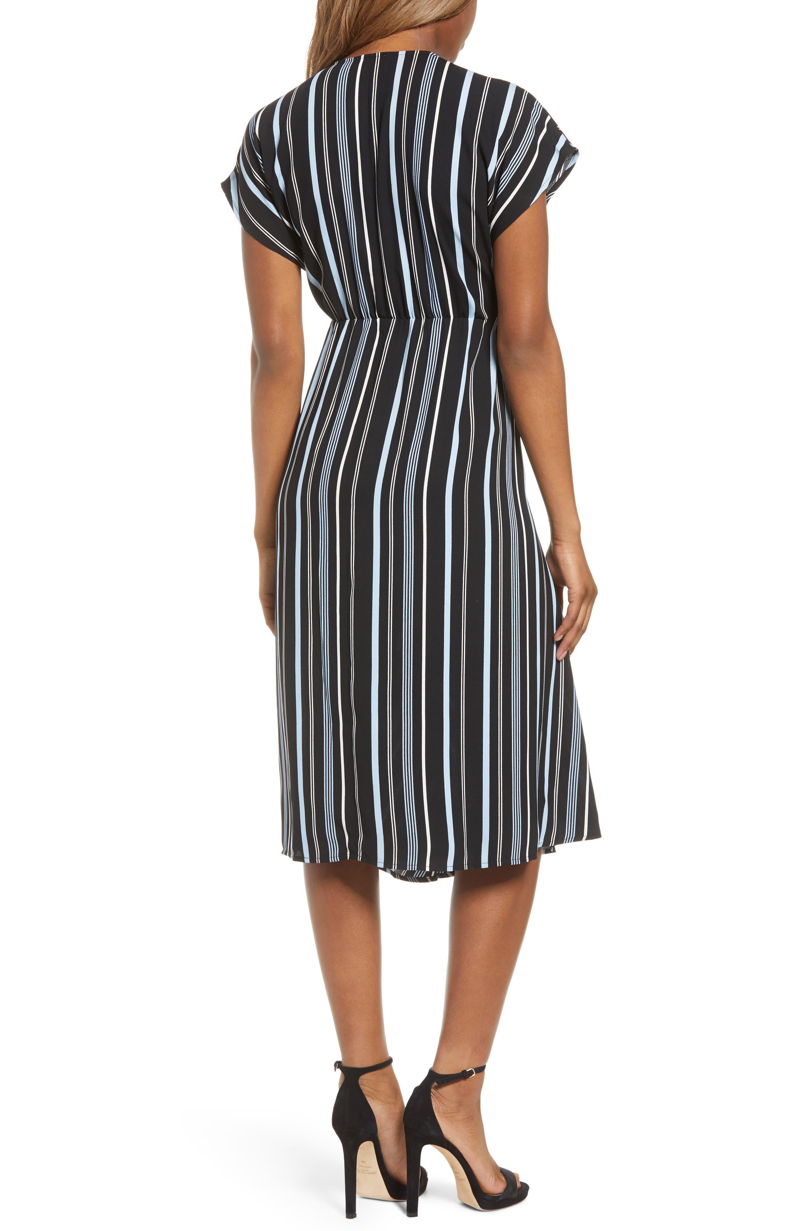 leith metallic open back midi dress
