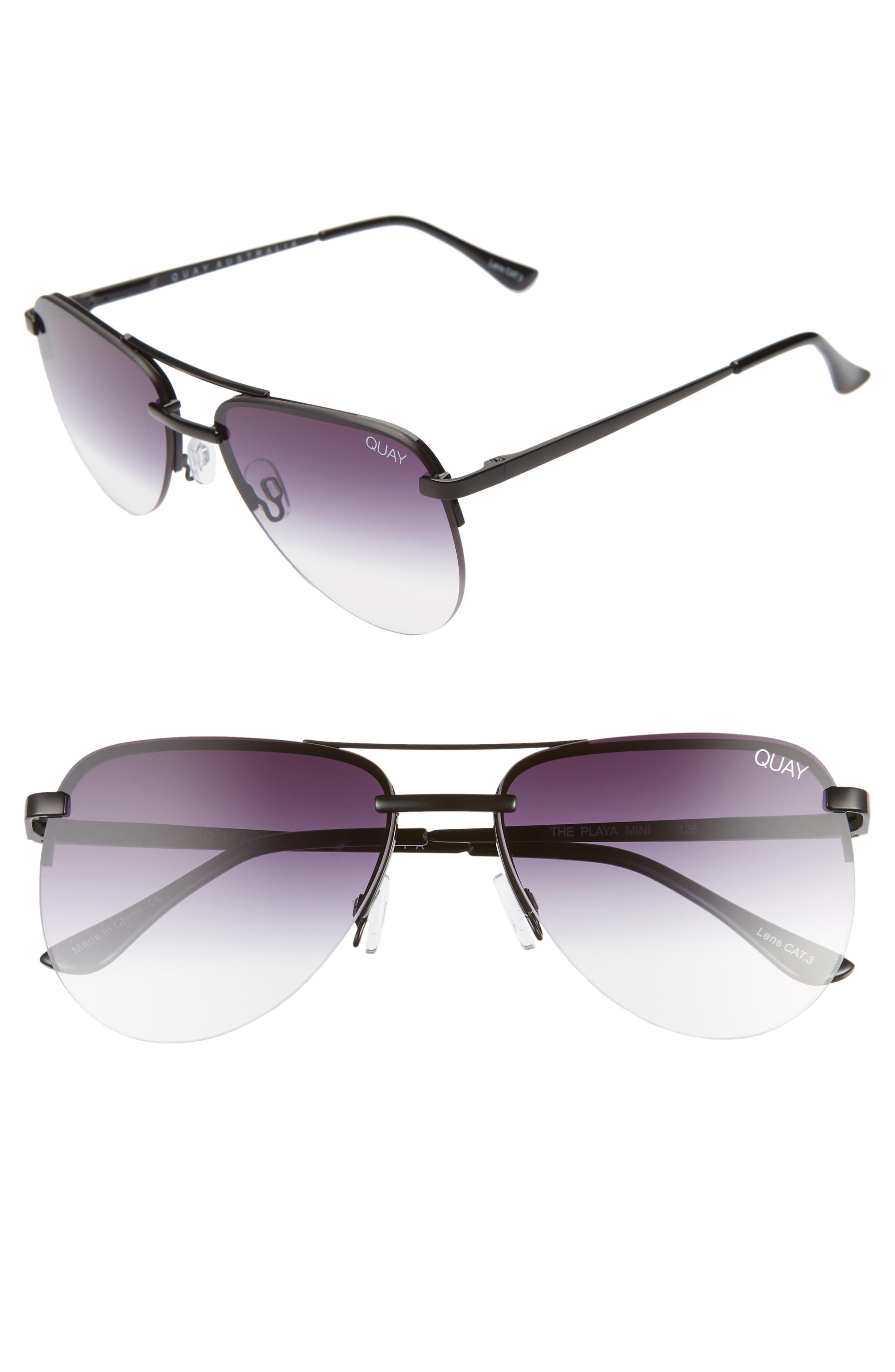 Quay The Playa Mini 54mm Aviator Sunglasses Lyst