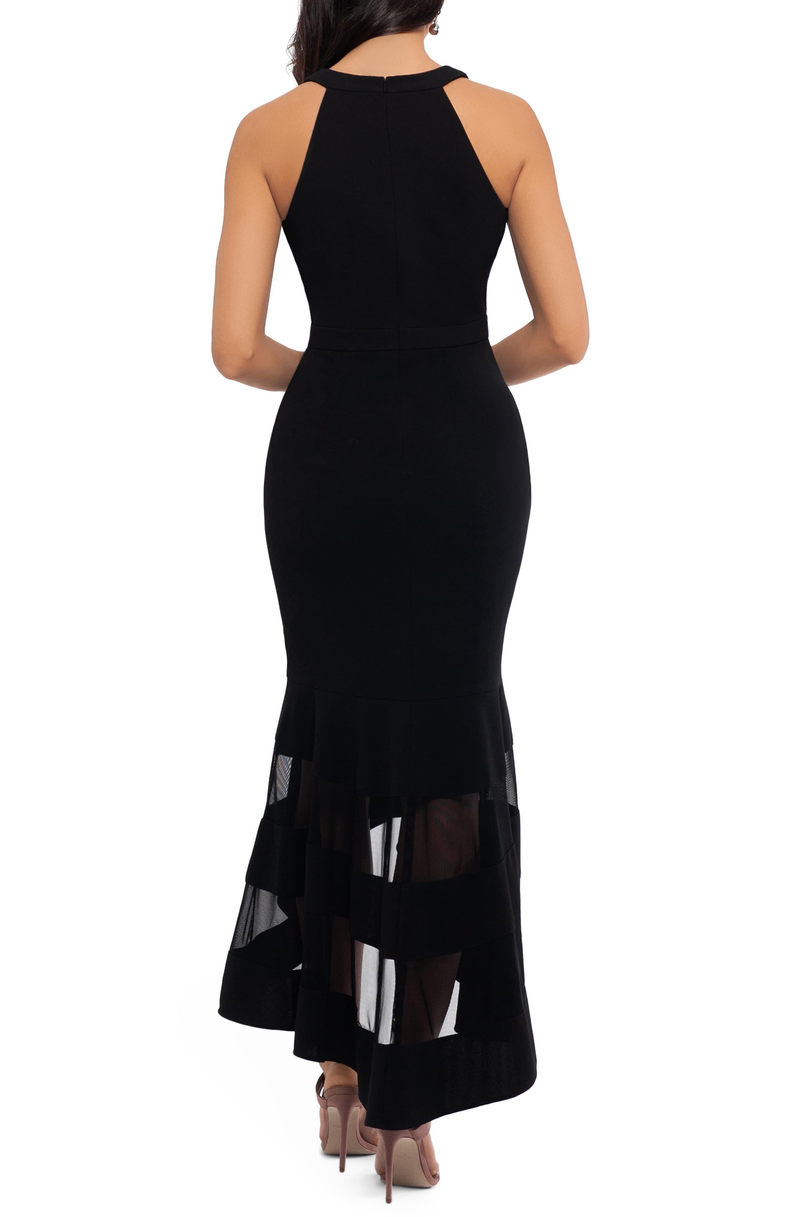 xscape sleeveless midi dress