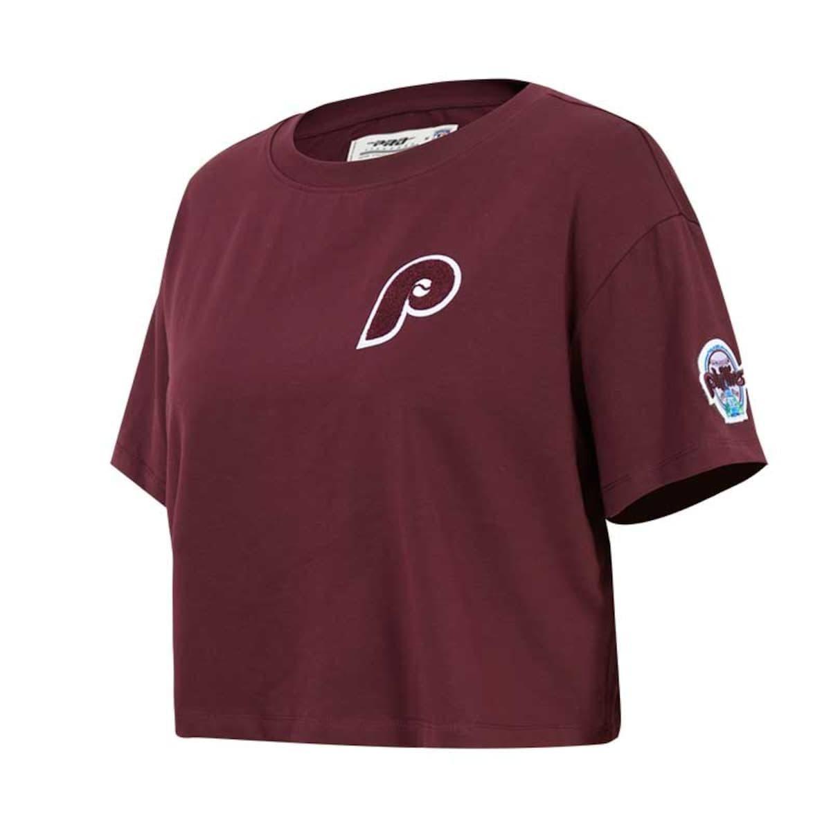 Old School Retro Phillies maroon t-shirt