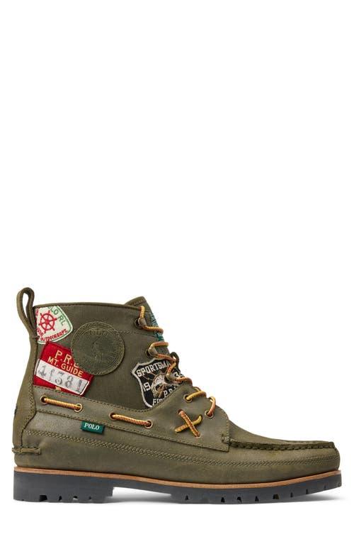 Polo Ralph Lauren Ranger Patch Work Boot in Green for Men | Lyst display picture 1