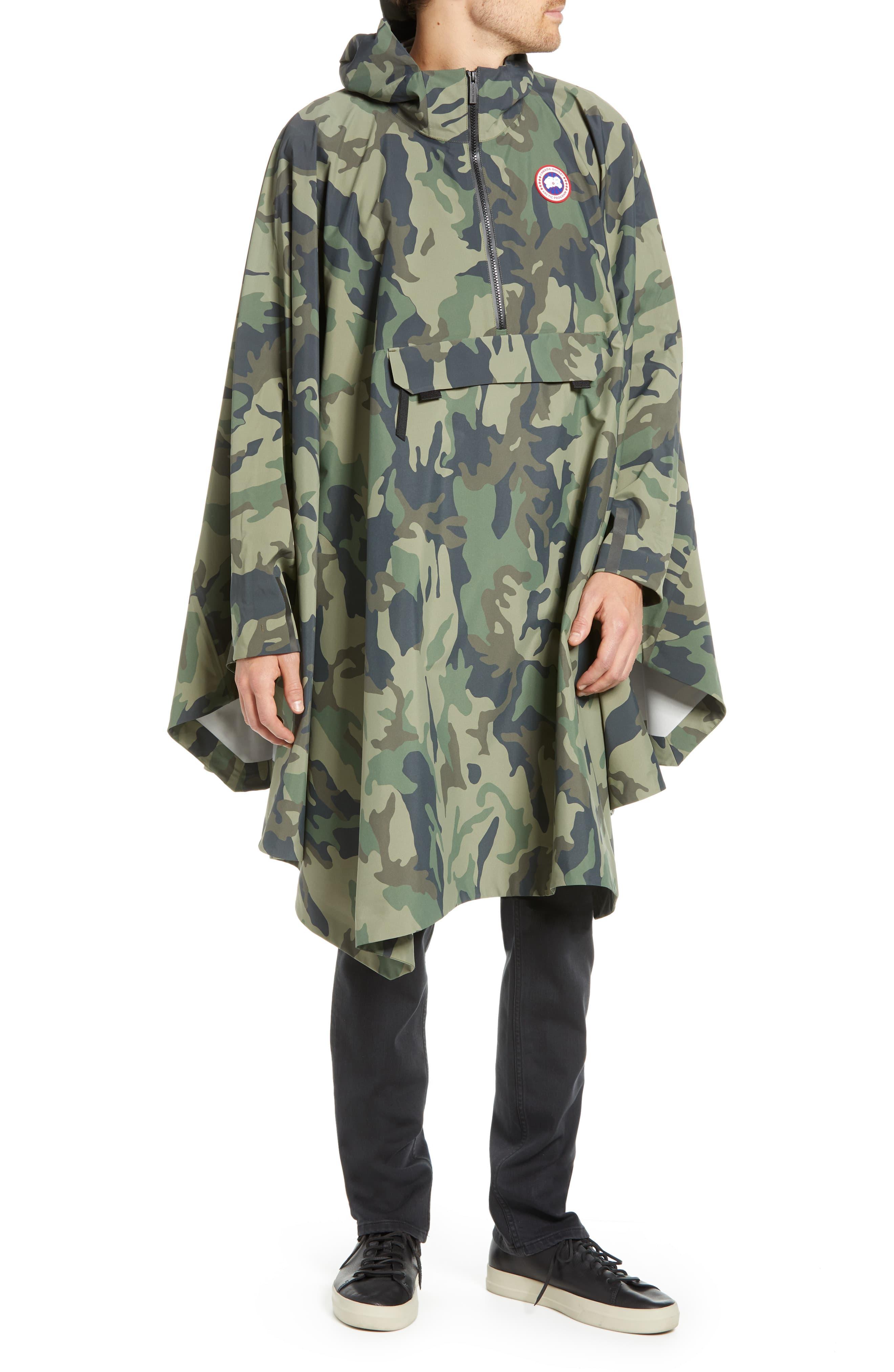 Canada Goose Classic Fit Camo Field Poncho in Green for Men - Lyst