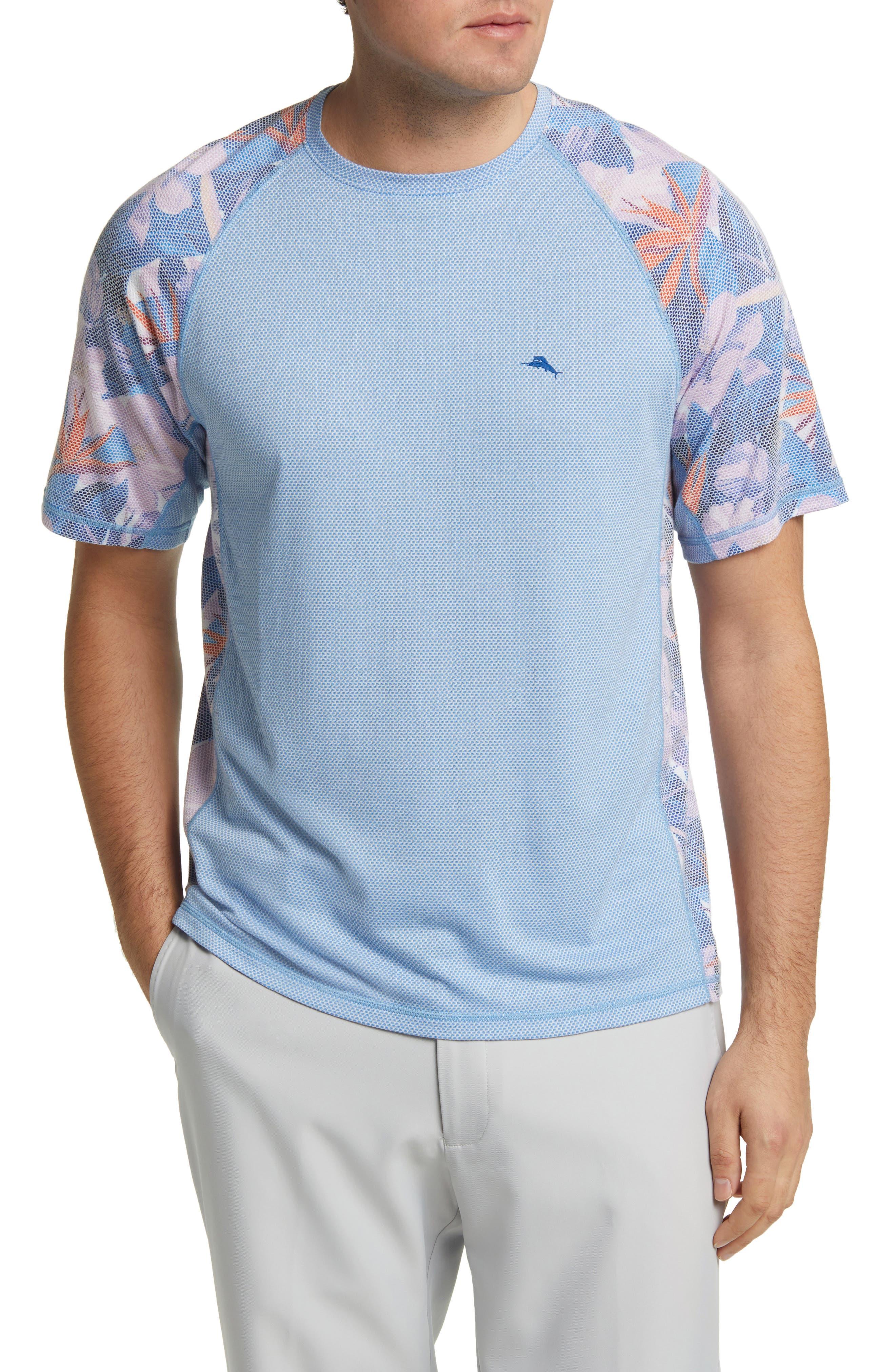 Tommy Bahama Rainforest Bay Short Sleeve Rashguard in Blue for Men Lyst