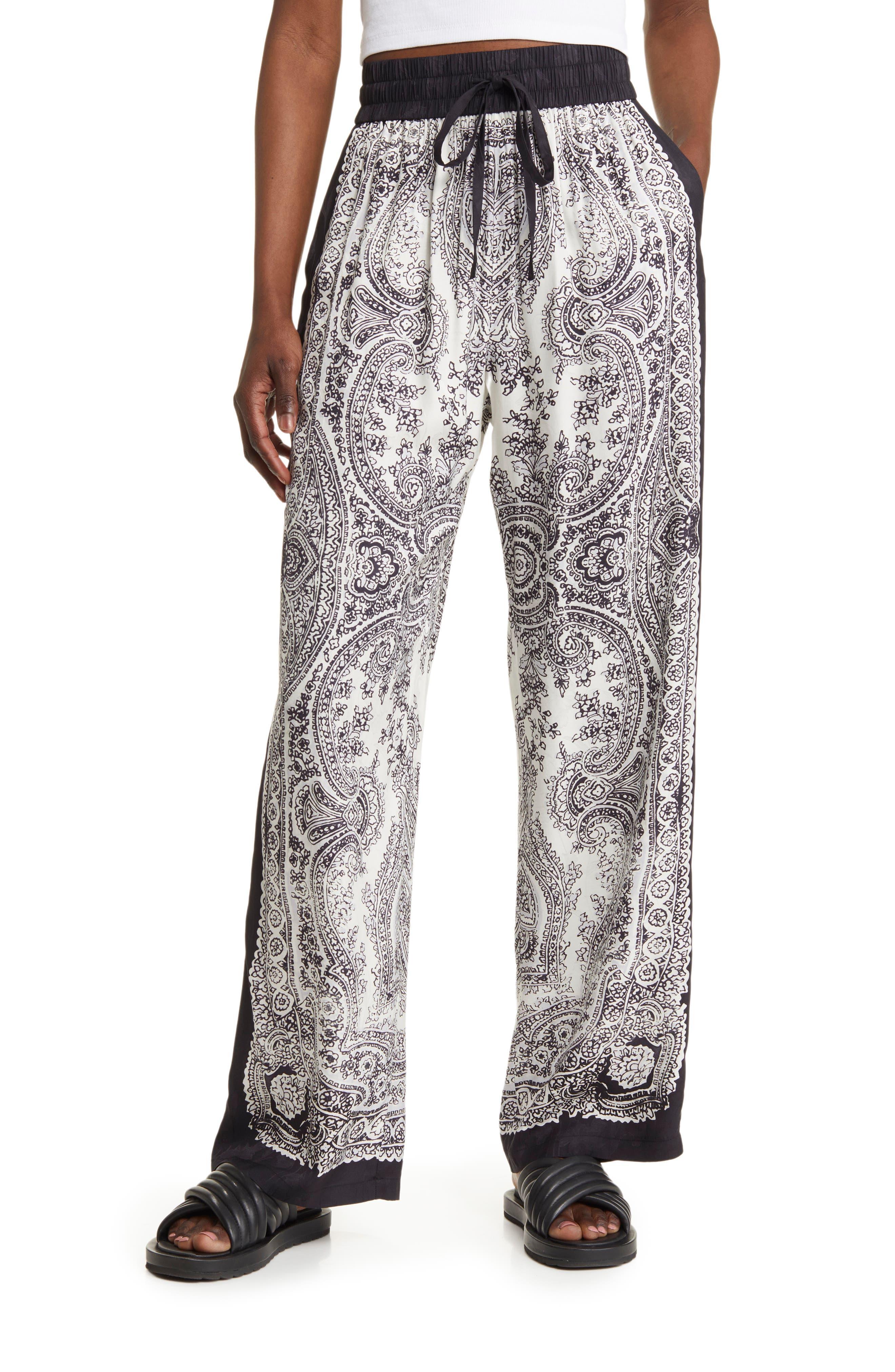 Black & White floral printed pants set - Style 379 – CAN