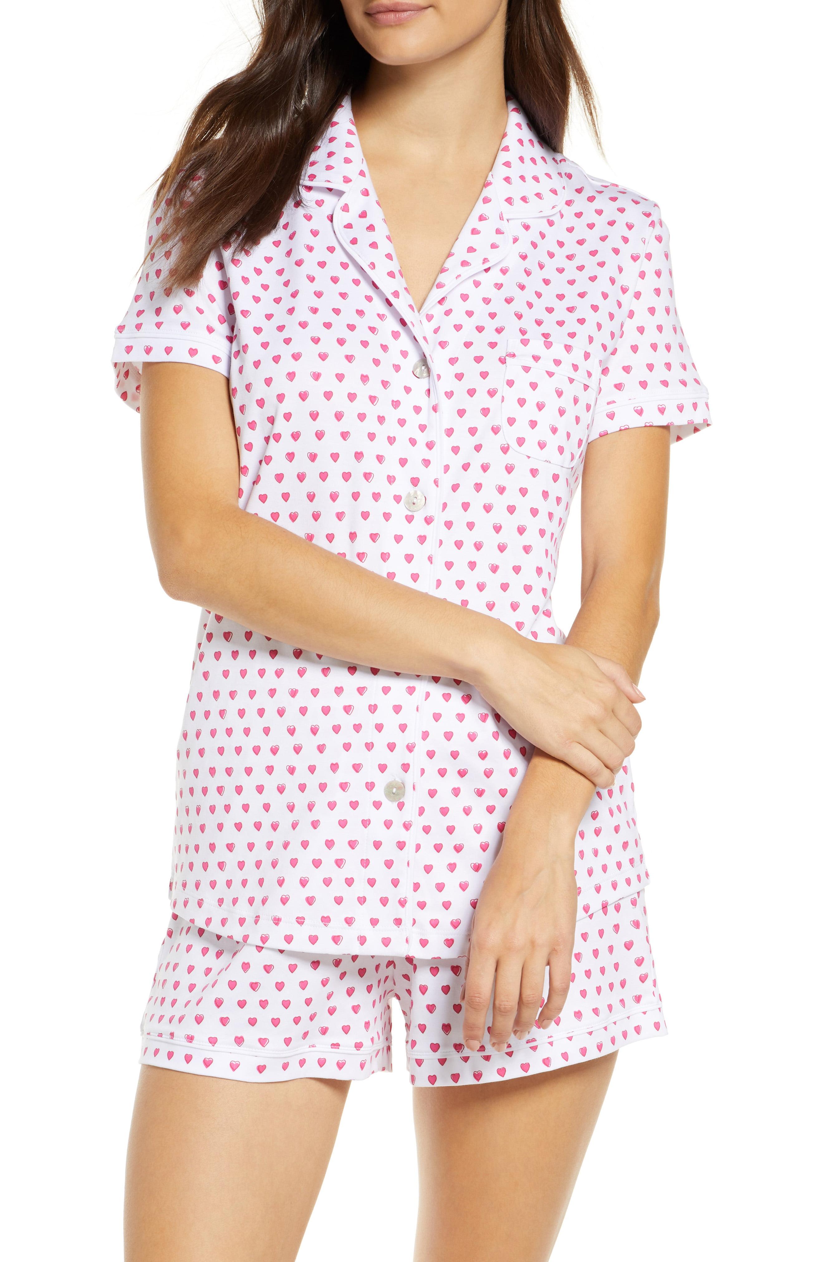 Roberta Roller Rabbit Cotton Heart Short Pajamas in Pink - Lyst