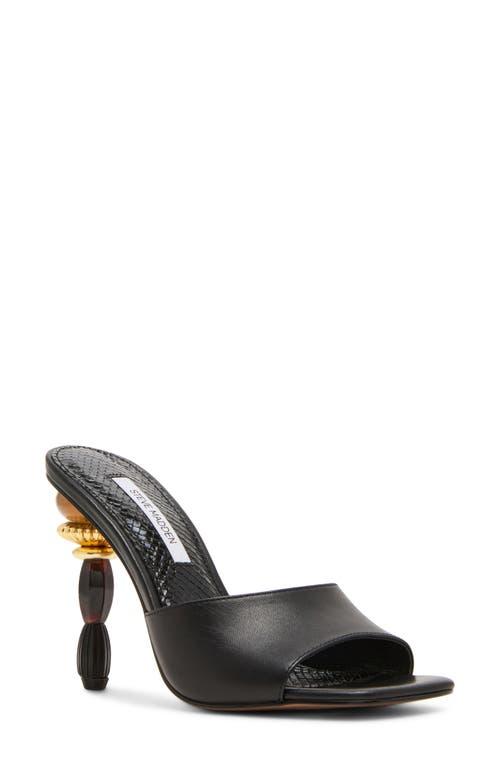 Steve Madden Women's Seth Heeled Sandal Shoes - Black Multi Suede With Bead Studs, Size US 10 - View #8