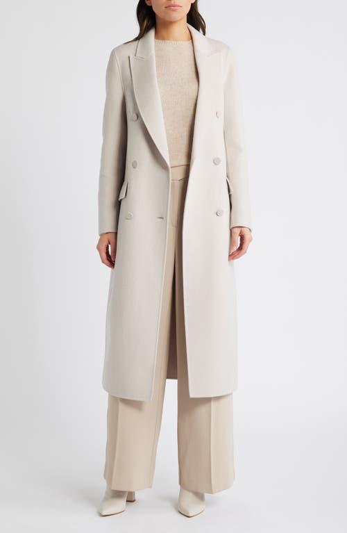 Reiss Maeve Belted Double Breasted Wool Blend Coat in