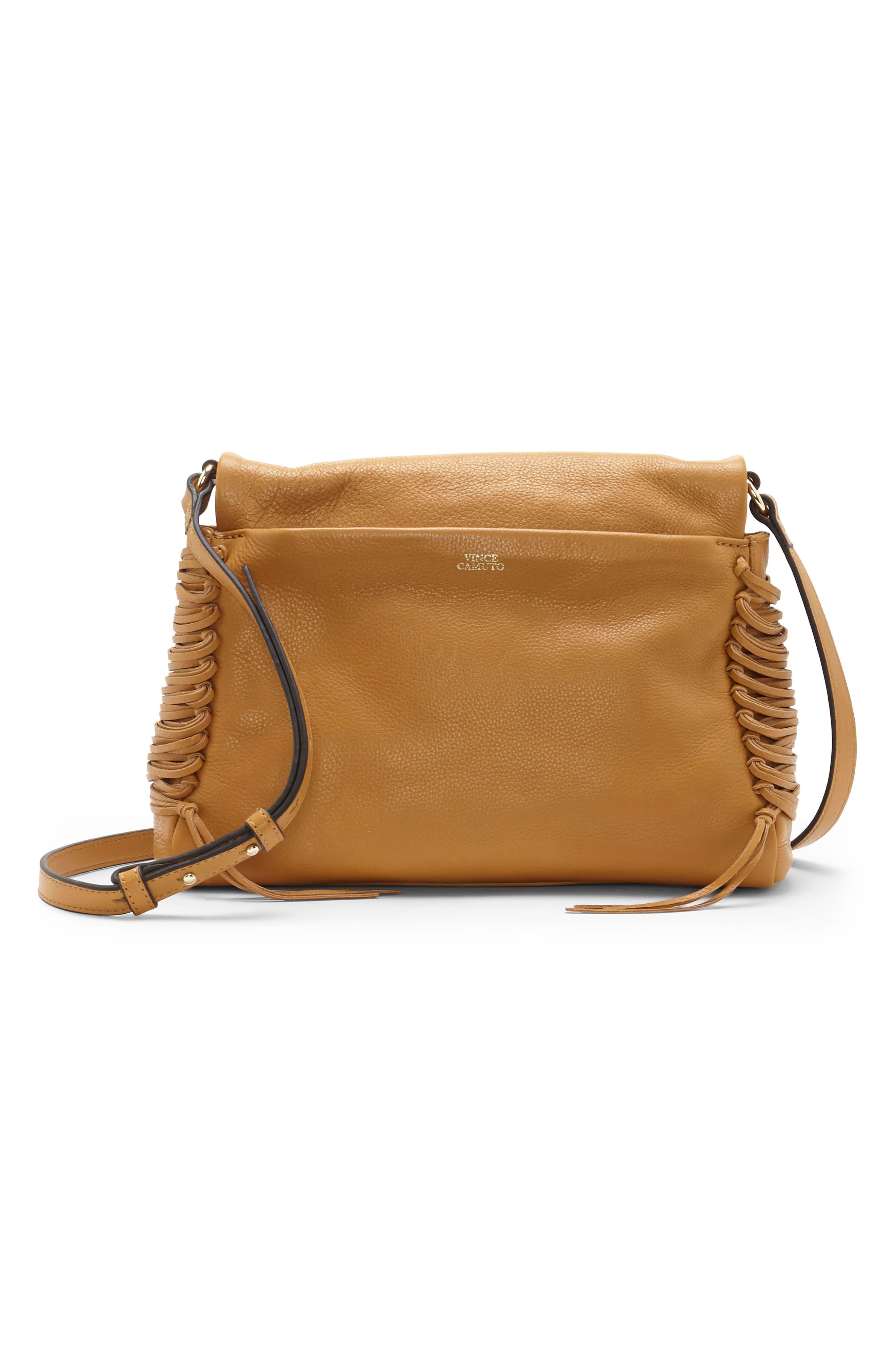 Vince Camuto Jayde Leather Crossbody Bag in Brown Lyst