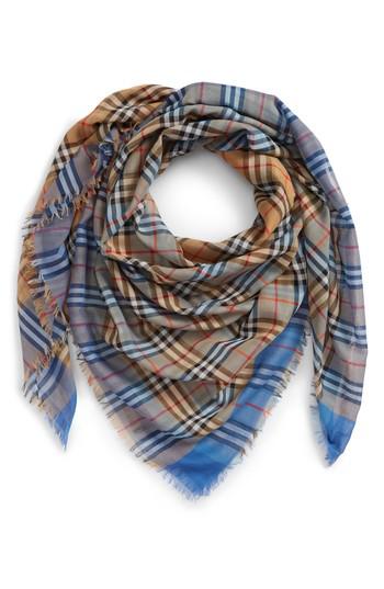 burberry color block scarf