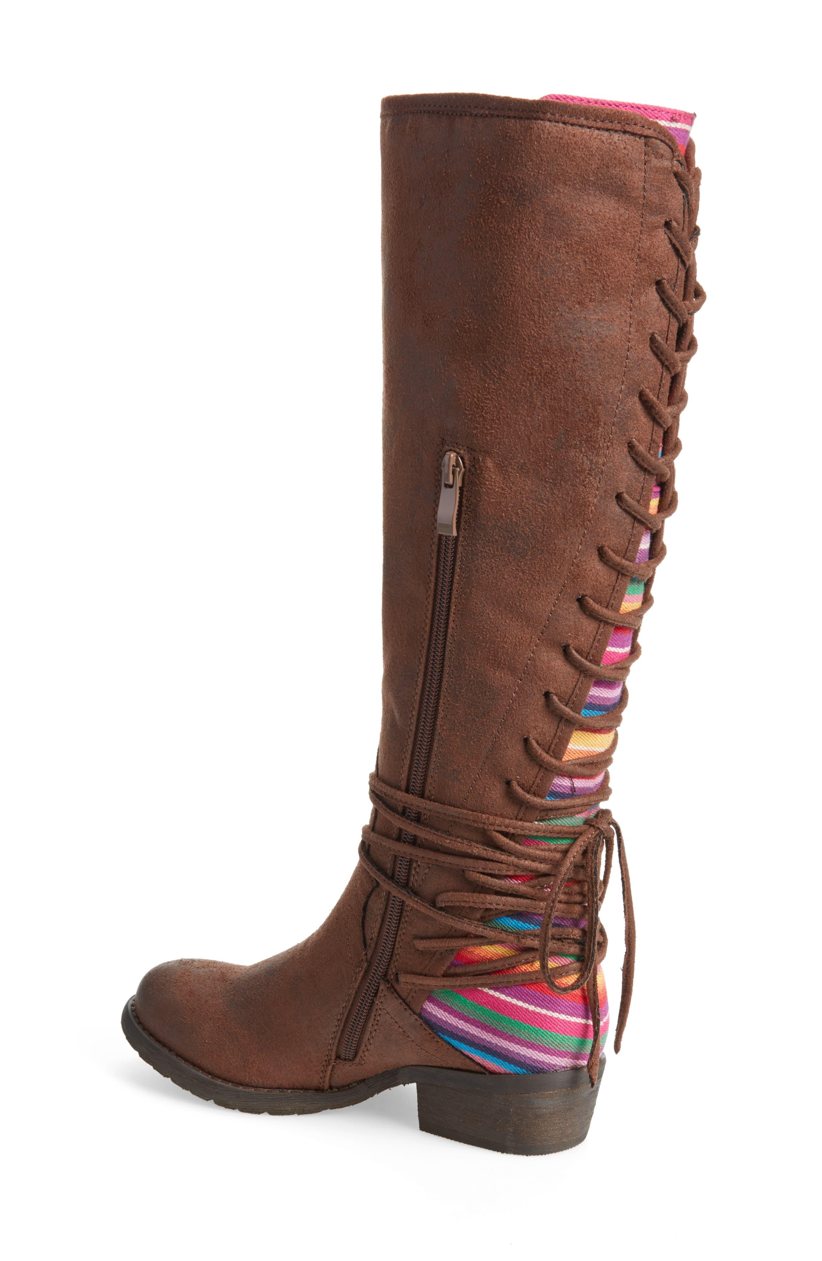 marcel corseted knee high boot