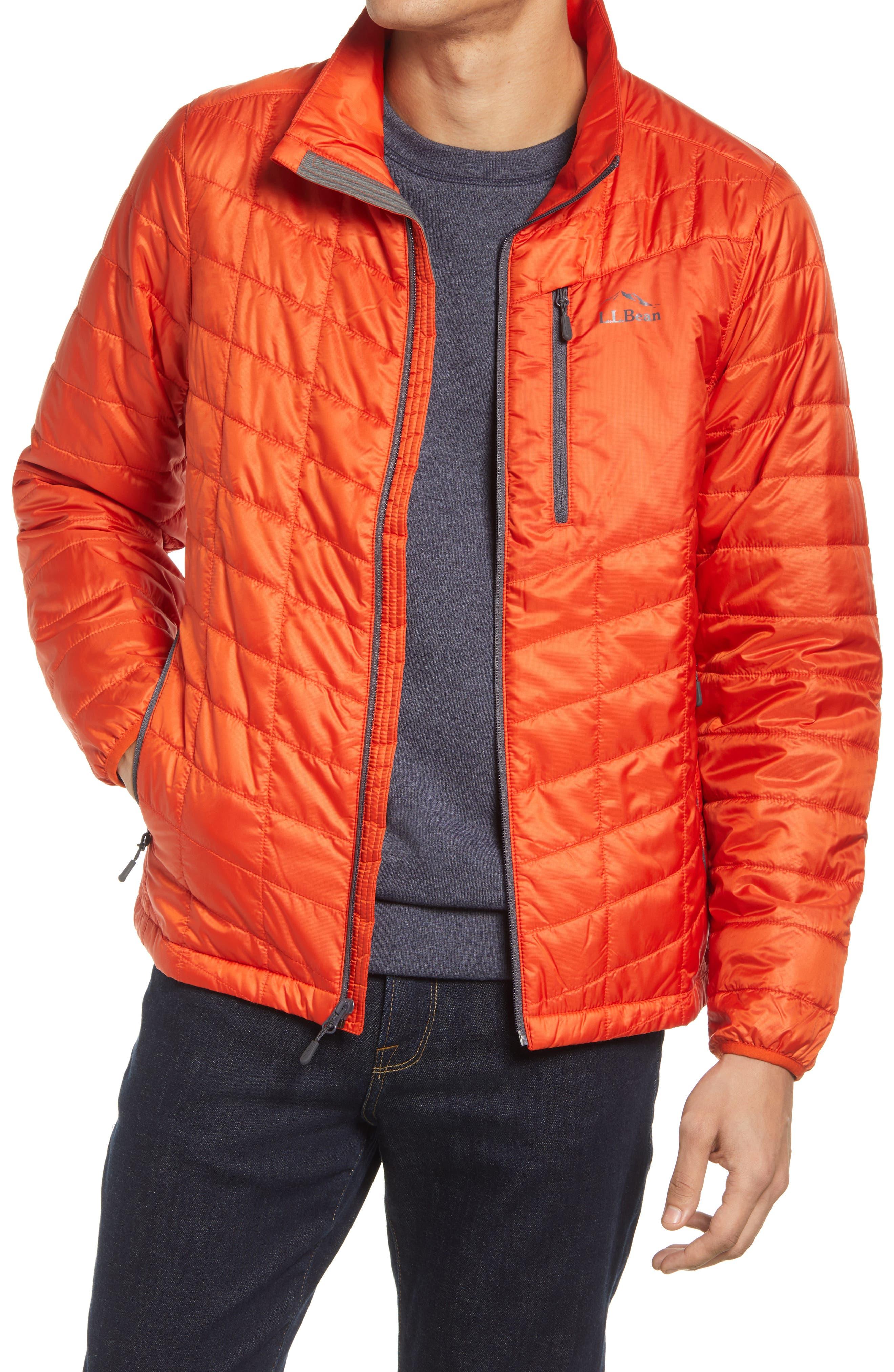 L.L. Bean Primaloft® Packaway Jacket in Orange for Men Lyst