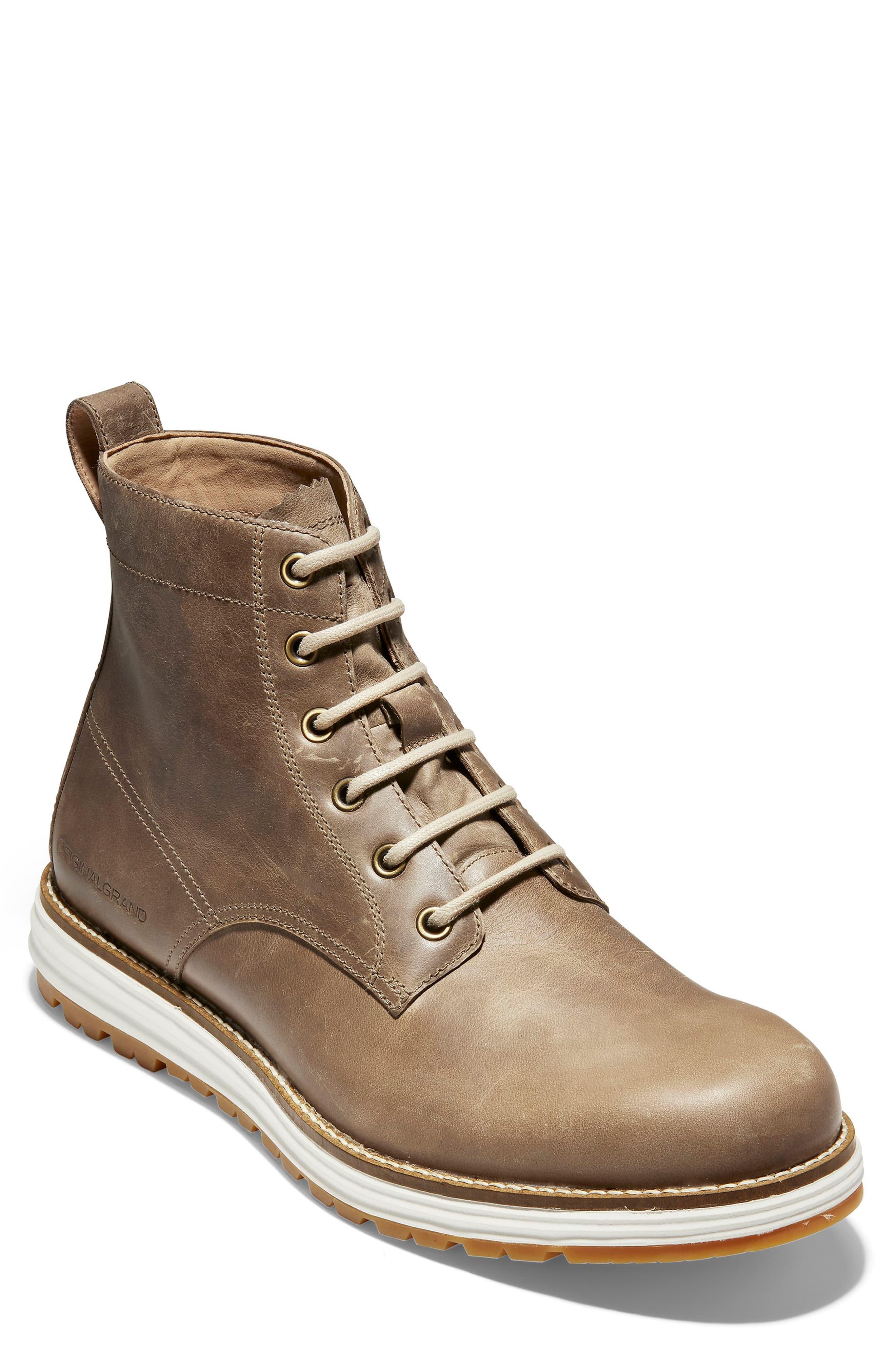 cole haan men's wagner grand plain toe boot waterproof fashion