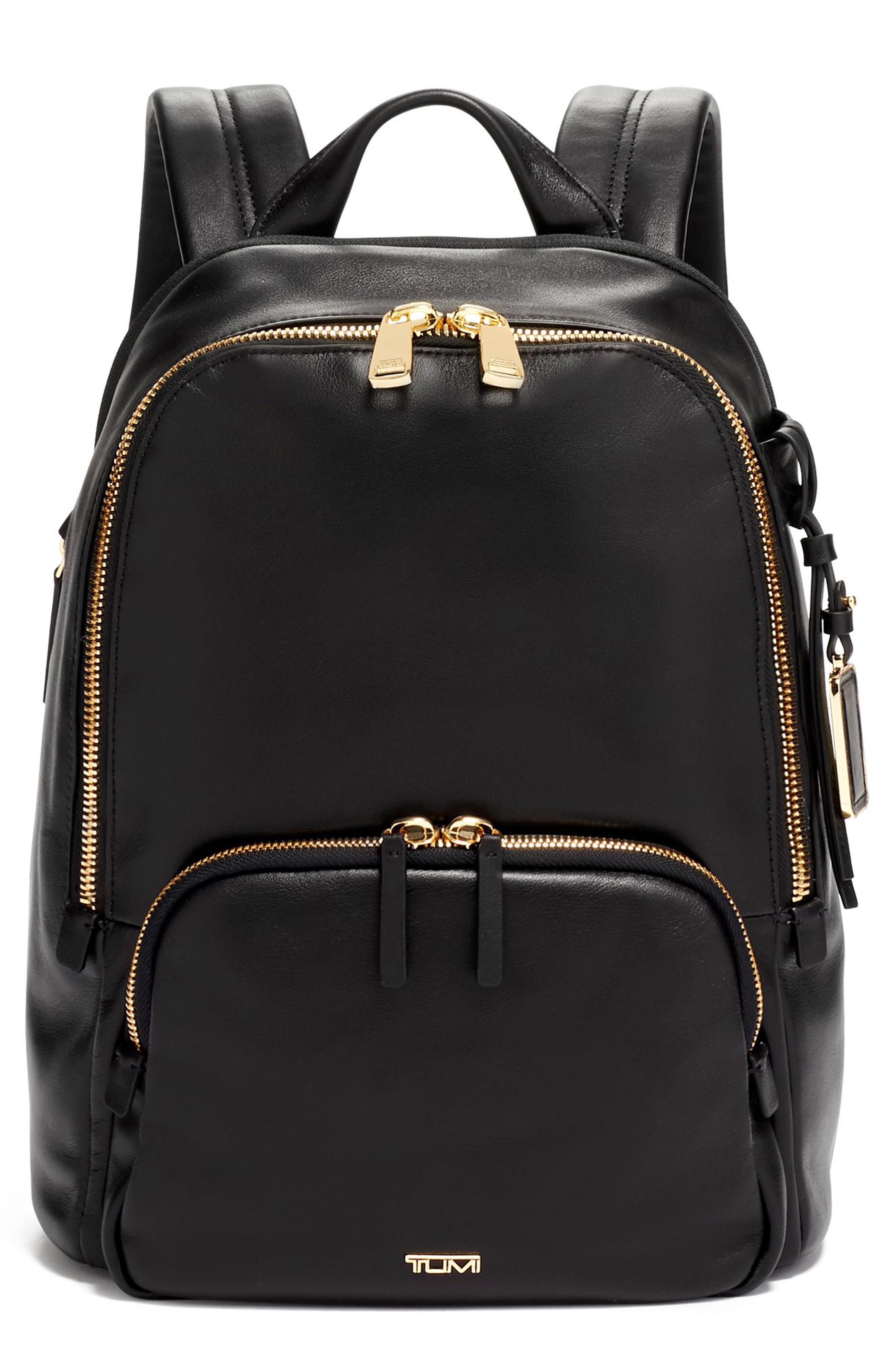 Tumi Hannah Leather Backpack in Black Lyst