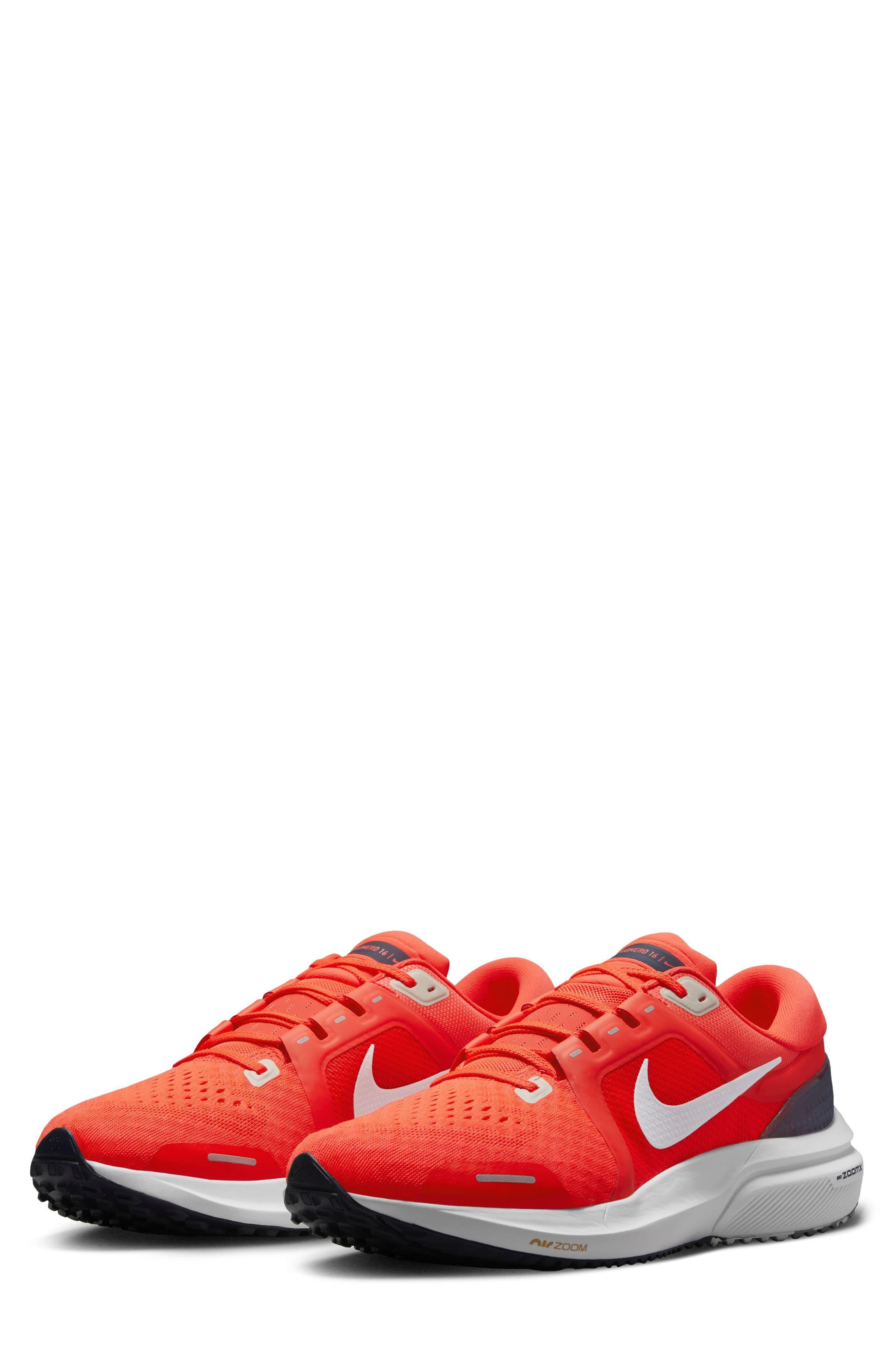 Nike Air Zoom Vomero 16 Road Running Shoe in Red for Men | Lyst