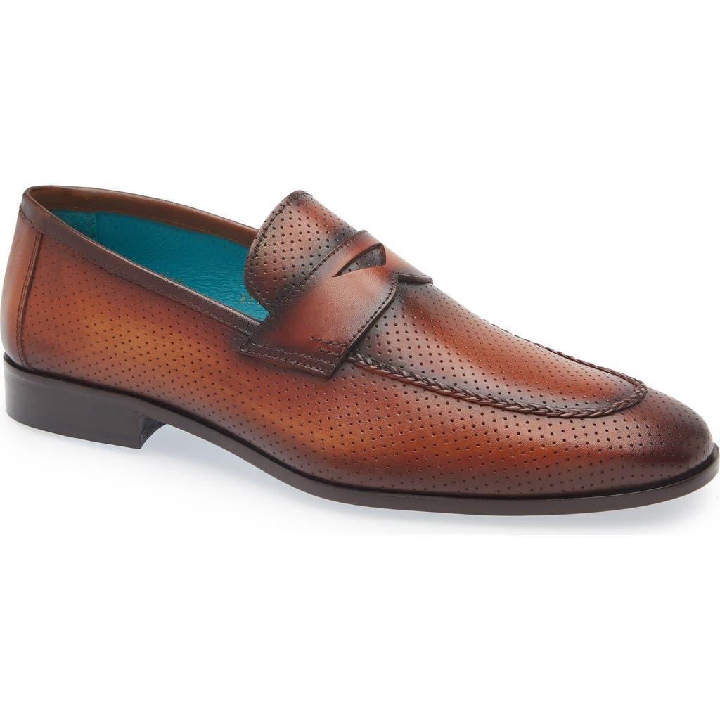 Mezlan Perforated Leather Slip-On Loafers in Dark Brown Amazon.com | Mezlan 1221Mezlan Men main image 2