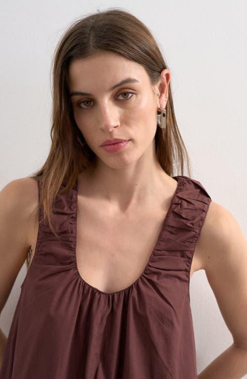 topshop ruched cotton poplin dress Topshop - Maxi Sundress - Women - Cotton - 2 US