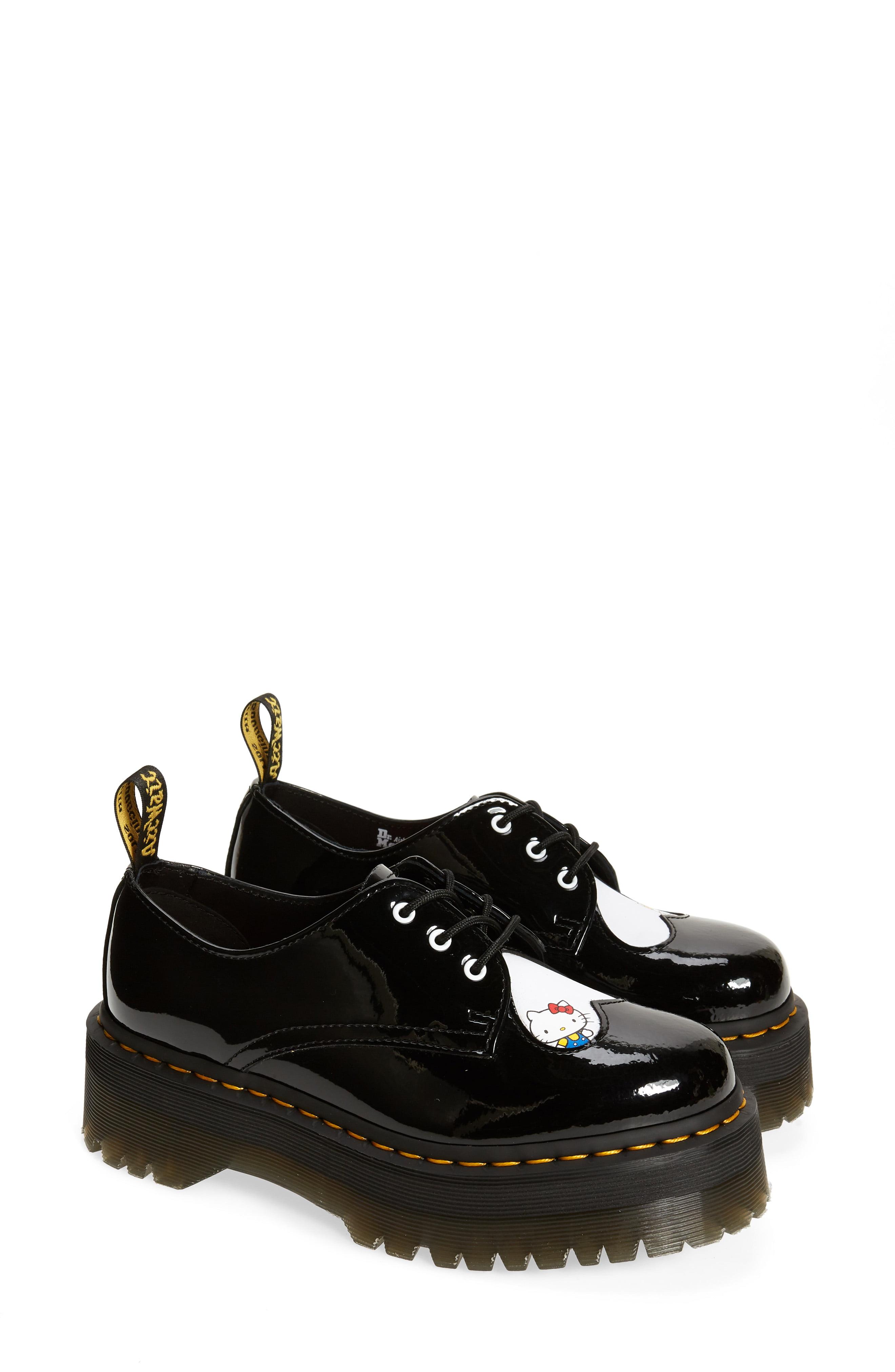 1461 women's hello kitty platform shoes