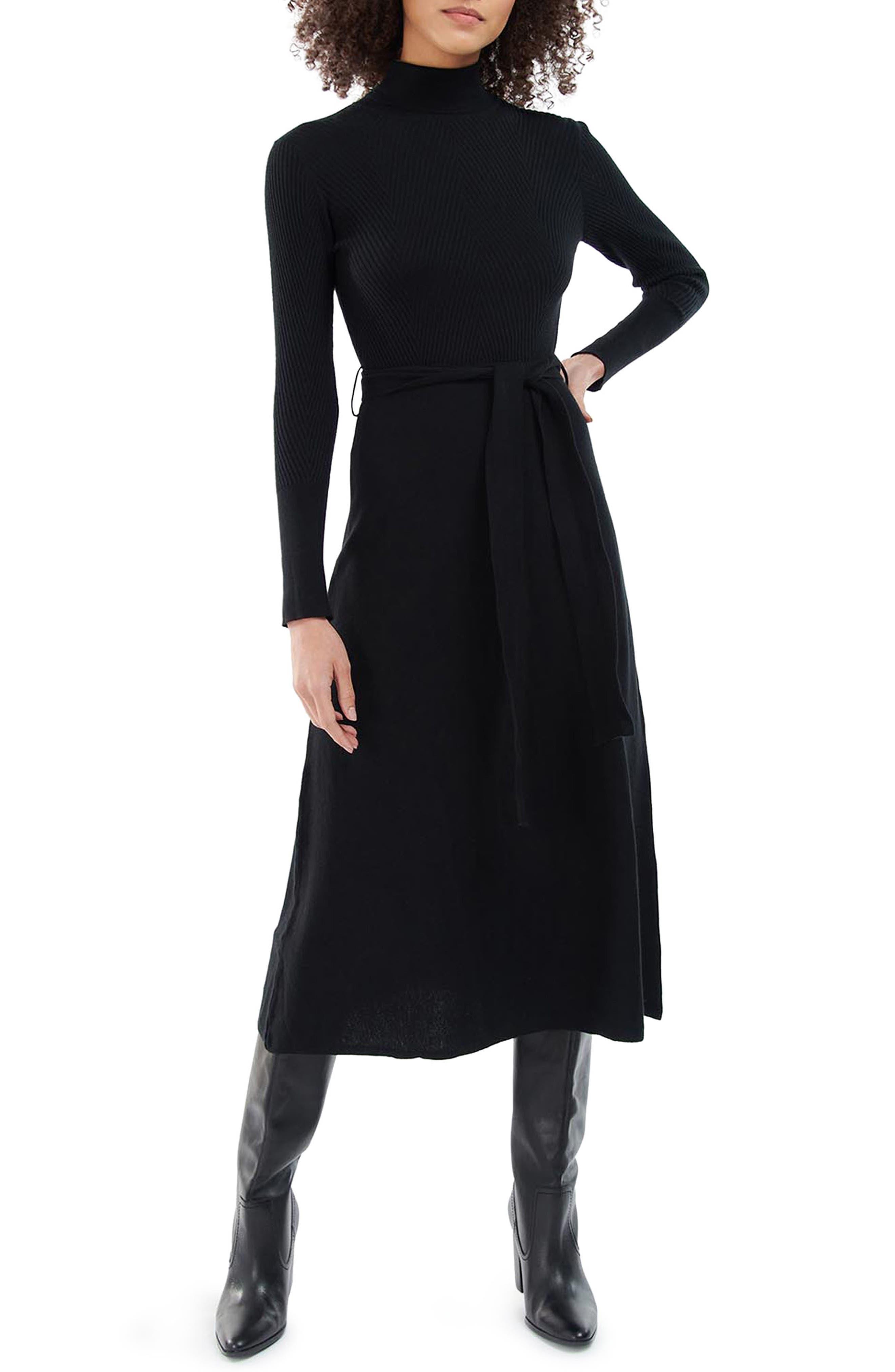 Barbour Thora Long Sleeve Sweater Dress 