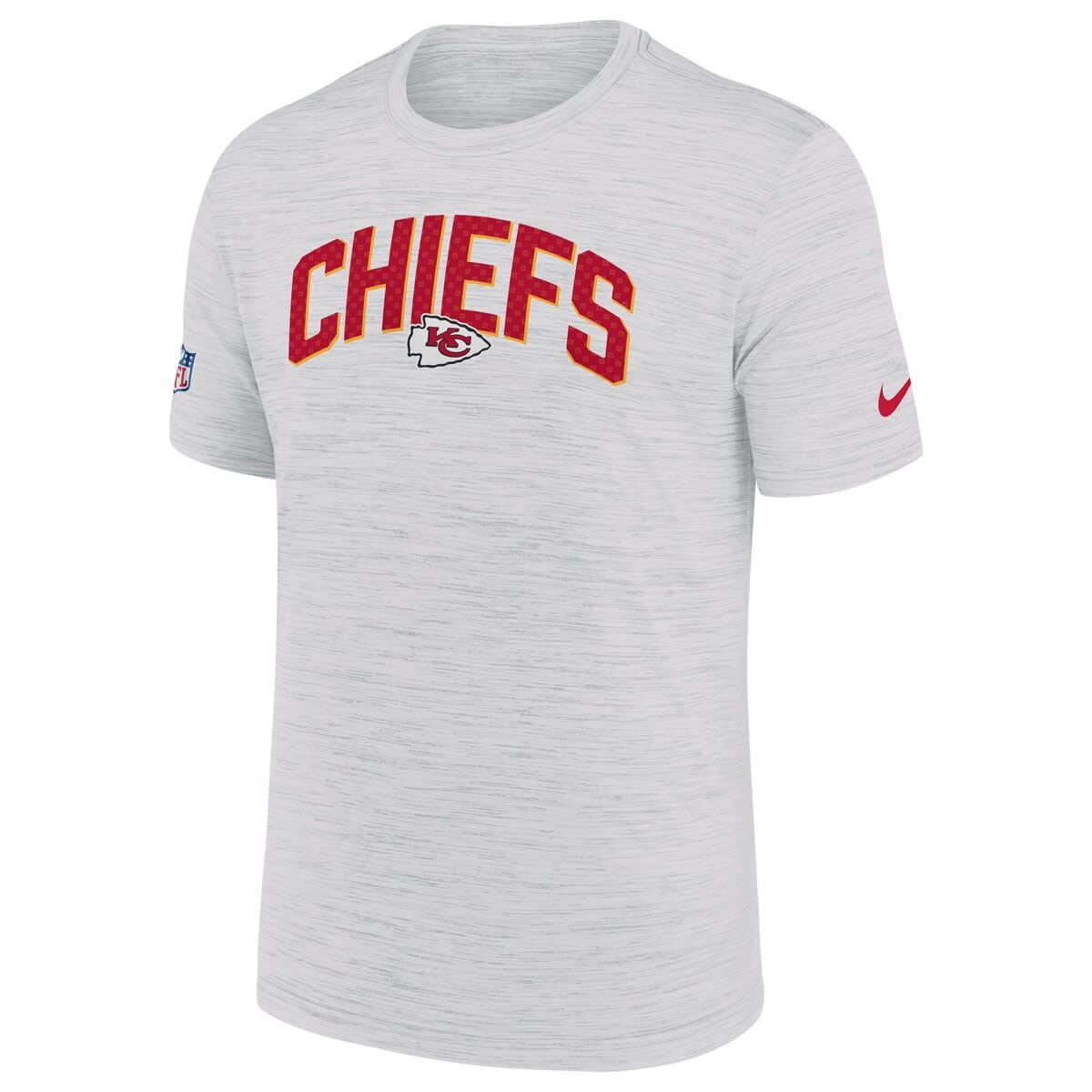 Nike Kansas City Chiefs Grey Sideline Team Logo Player Long Sleeve