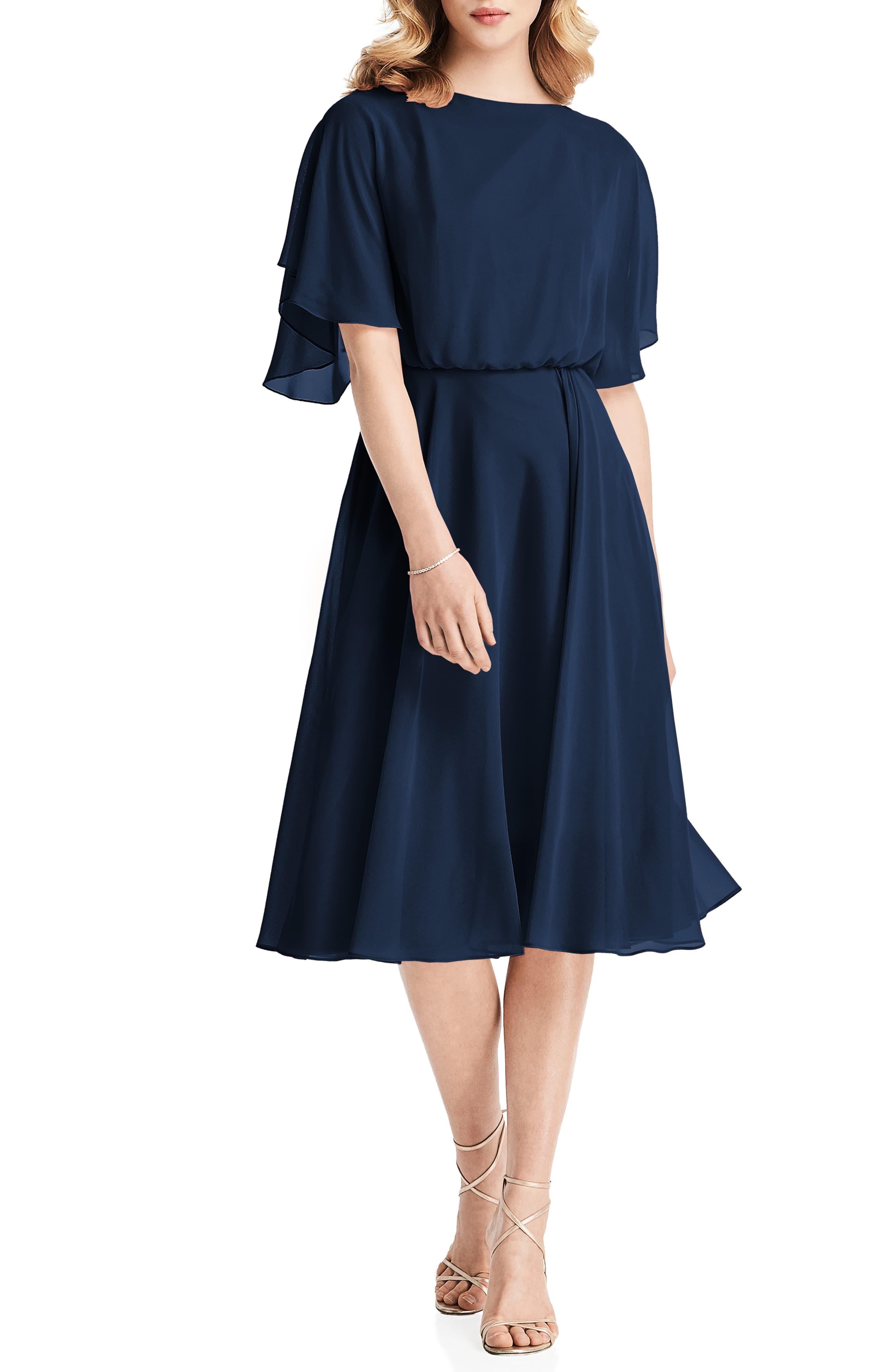 flutter sleeve chiffon