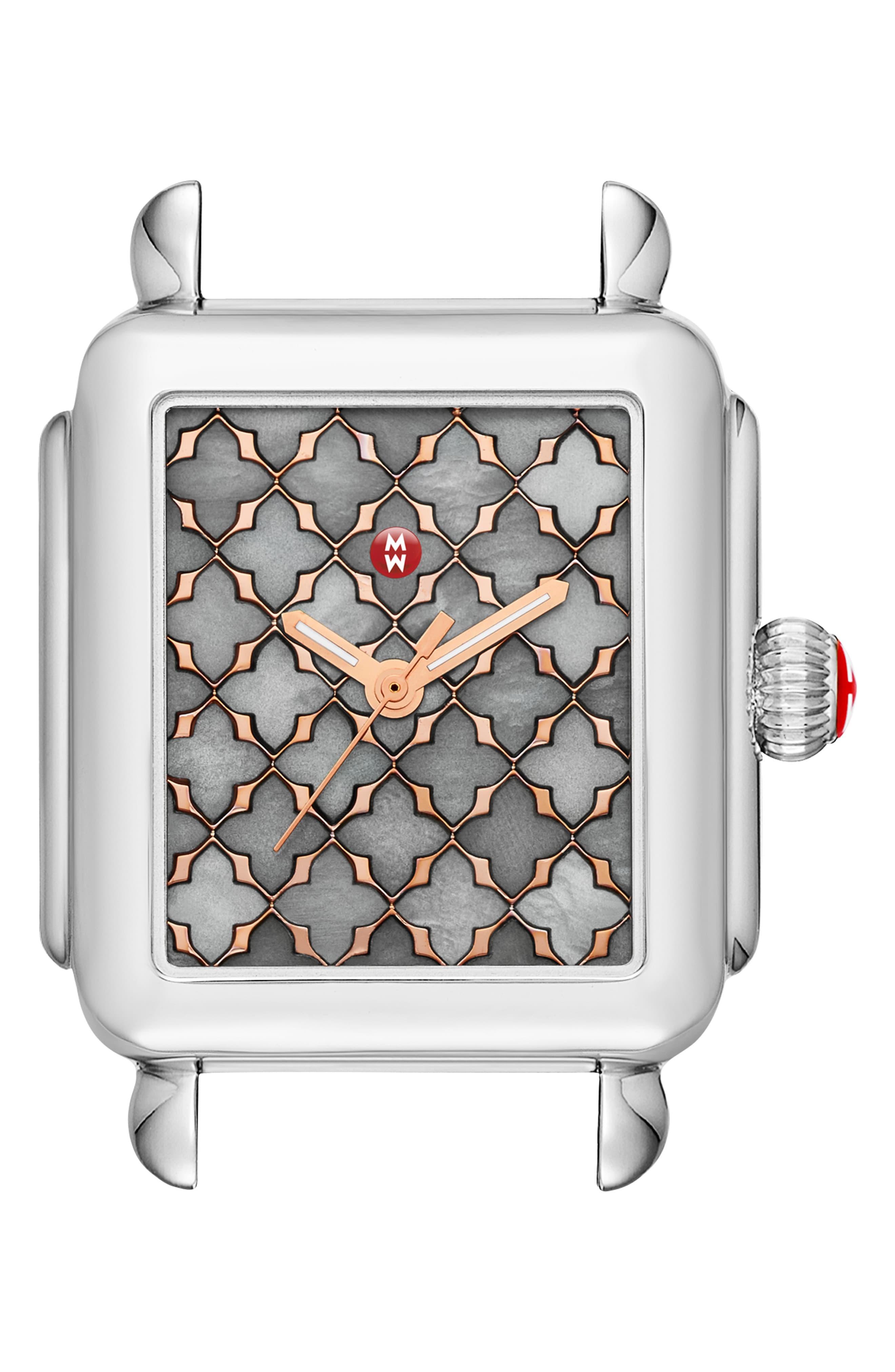 michele square watch
