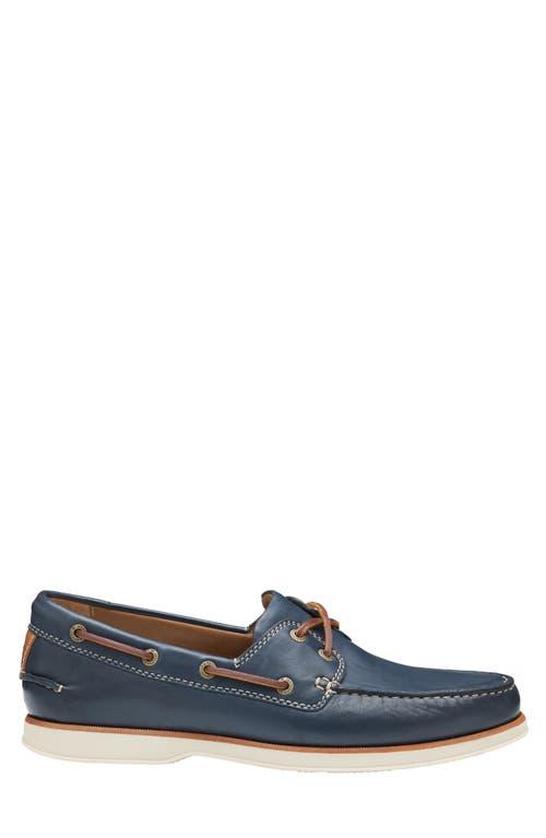 Johnston & Murphy Monaco Boat Shoe in Blue for Men | Lyst display picture 3