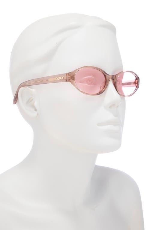Quay Australia Aura Points Oval Sunglasses- Doe/Peony QUAY Aura Points Sunglasses - Doe/Peony – PRESENCE Paris main image 4