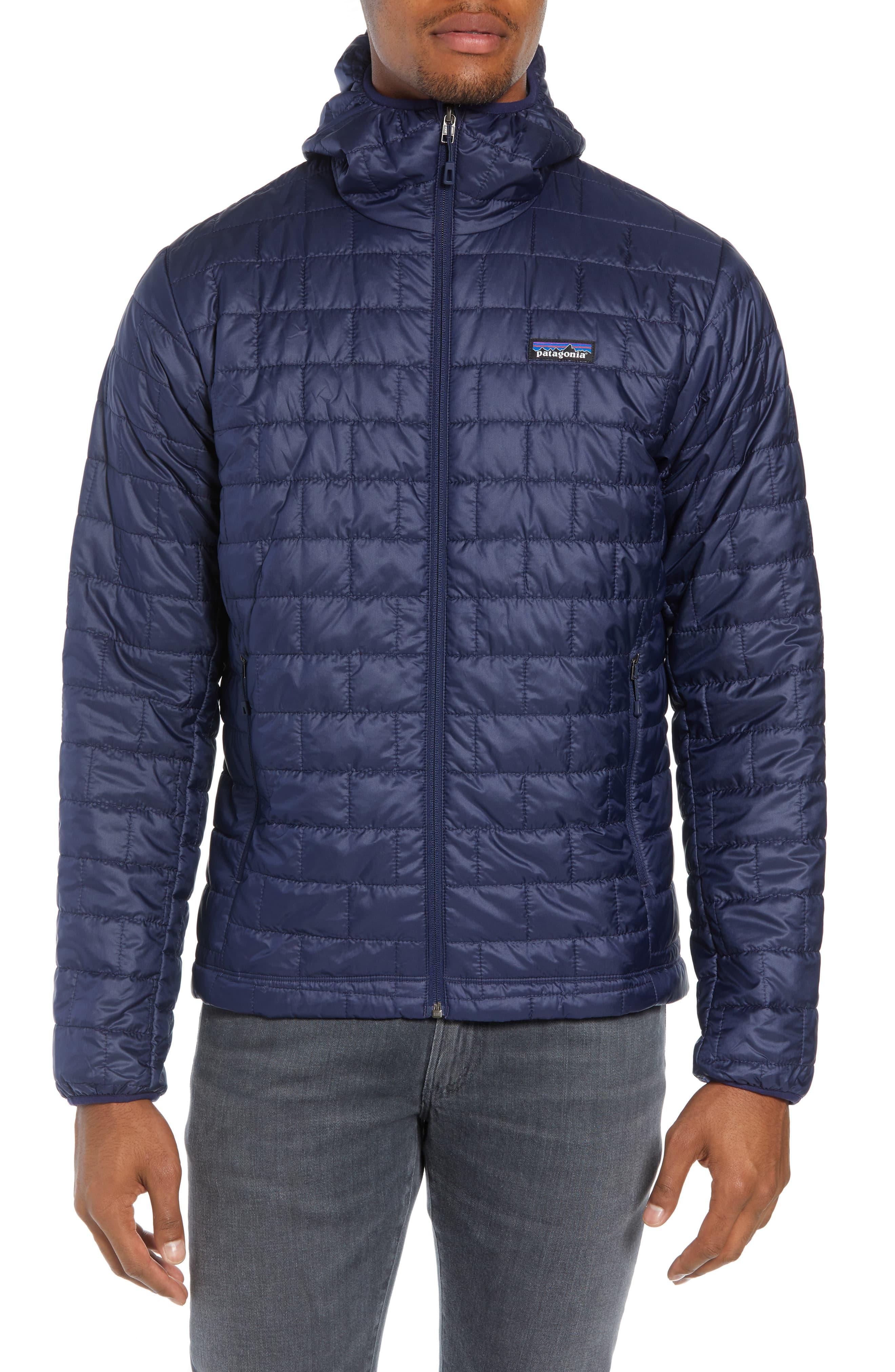Patagonia Nano Puff Hooded Jacket in Blue for Men Lyst