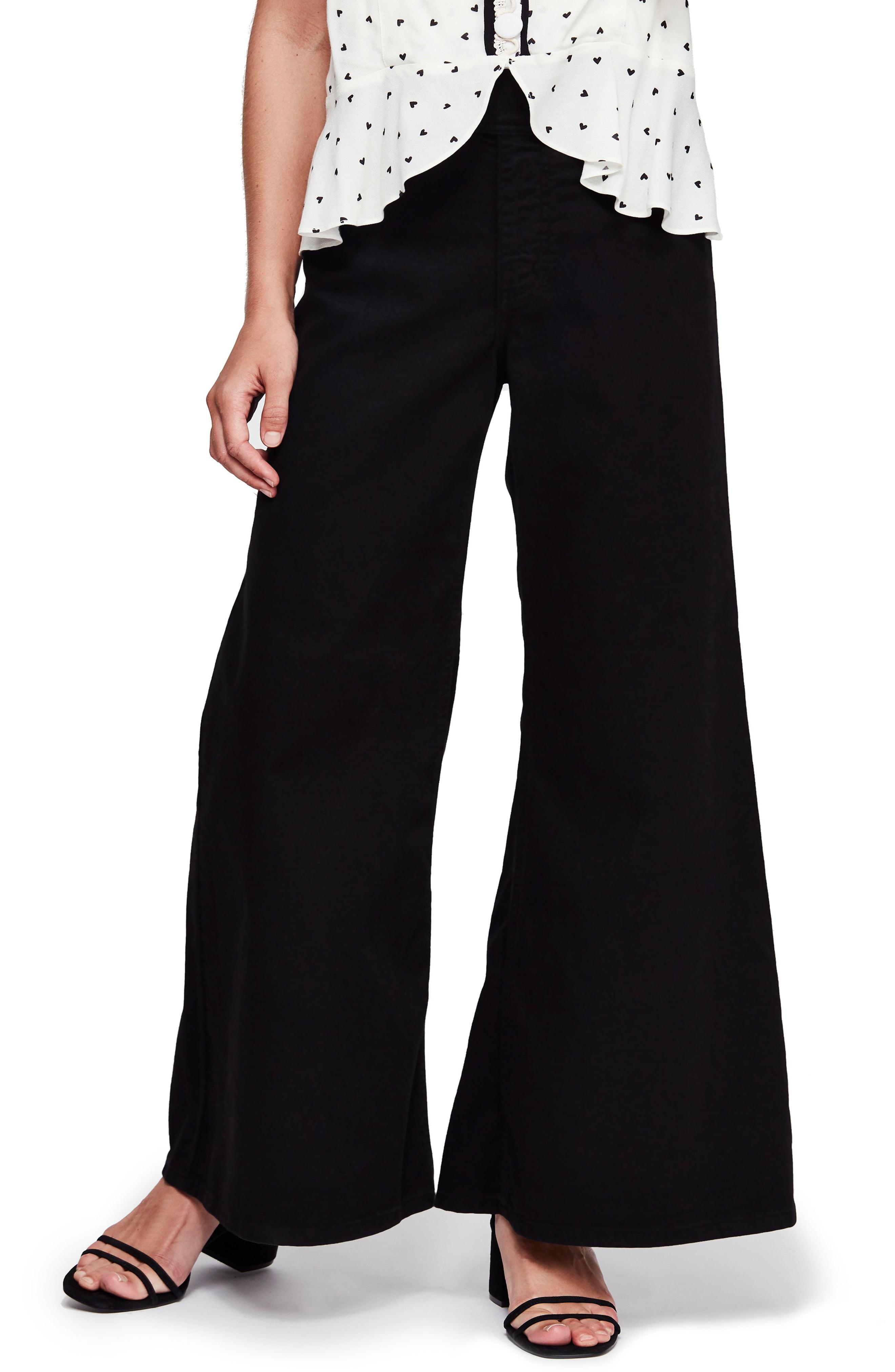 free people black bell bottoms