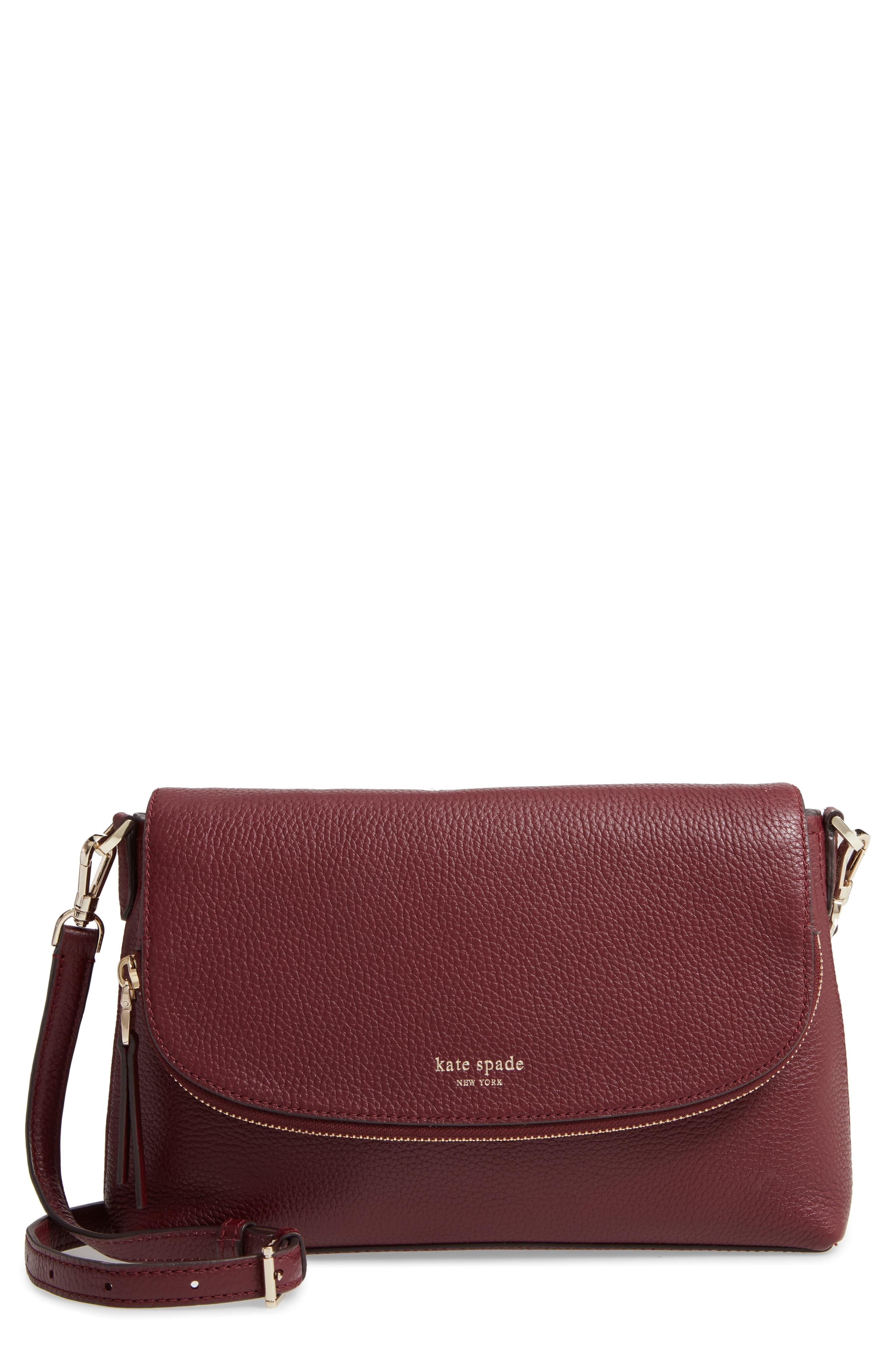 Kate Spade Large Polly Leather Crossbody Bag - Lyst