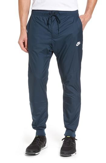 nike windrunner pants blue