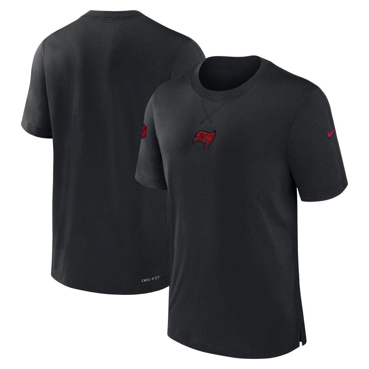 Men's Nike Gray Tampa Bay Buccaneers Sideline Player UV Performance Long  Sleeve T-Shirt