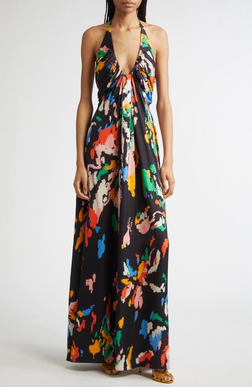 A.L.C. Al Print Halter Gown | Lyst