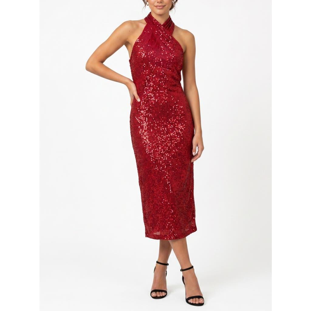 rachel roy dresses Rachel Roy Women's Crewneck Genevieve Maxi Dress - Pink