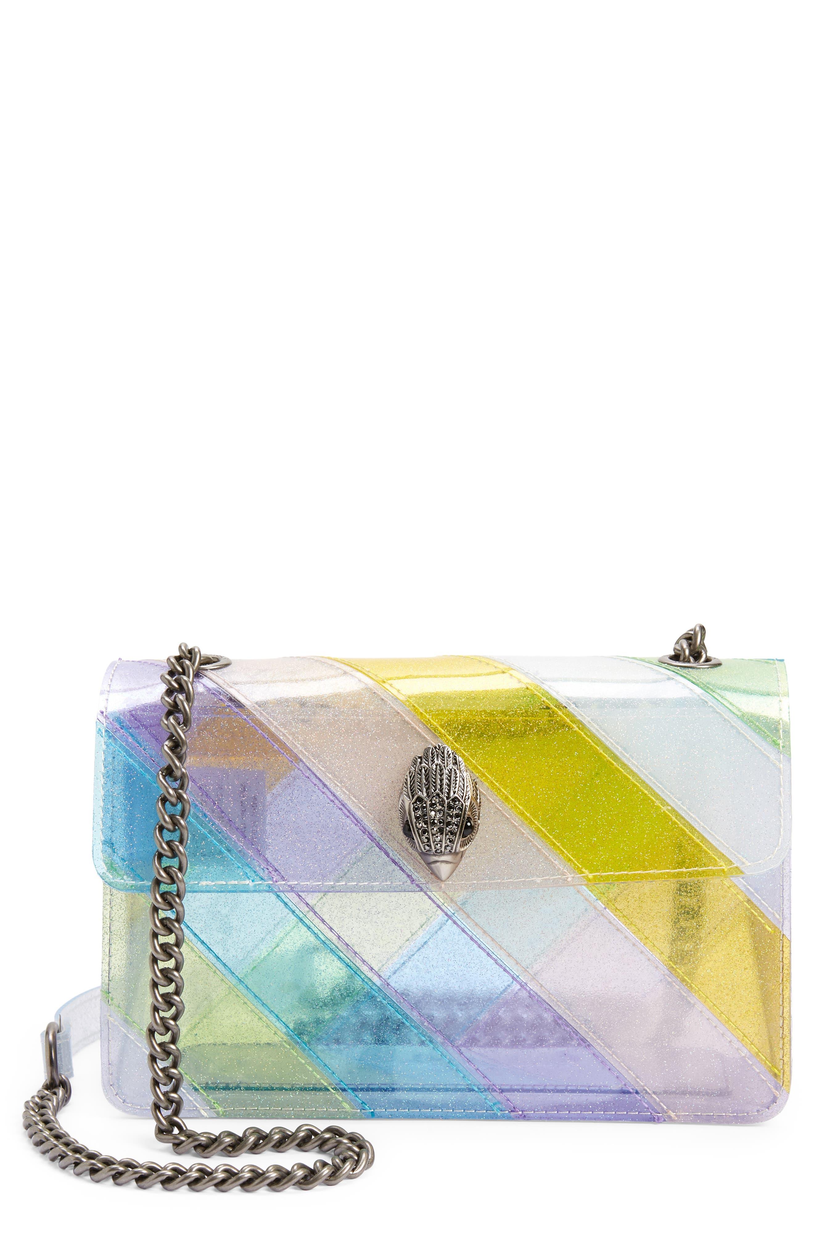 Kurt Geiger Medium Kensington Vinyl Crossbody Bag in Blue Lyst