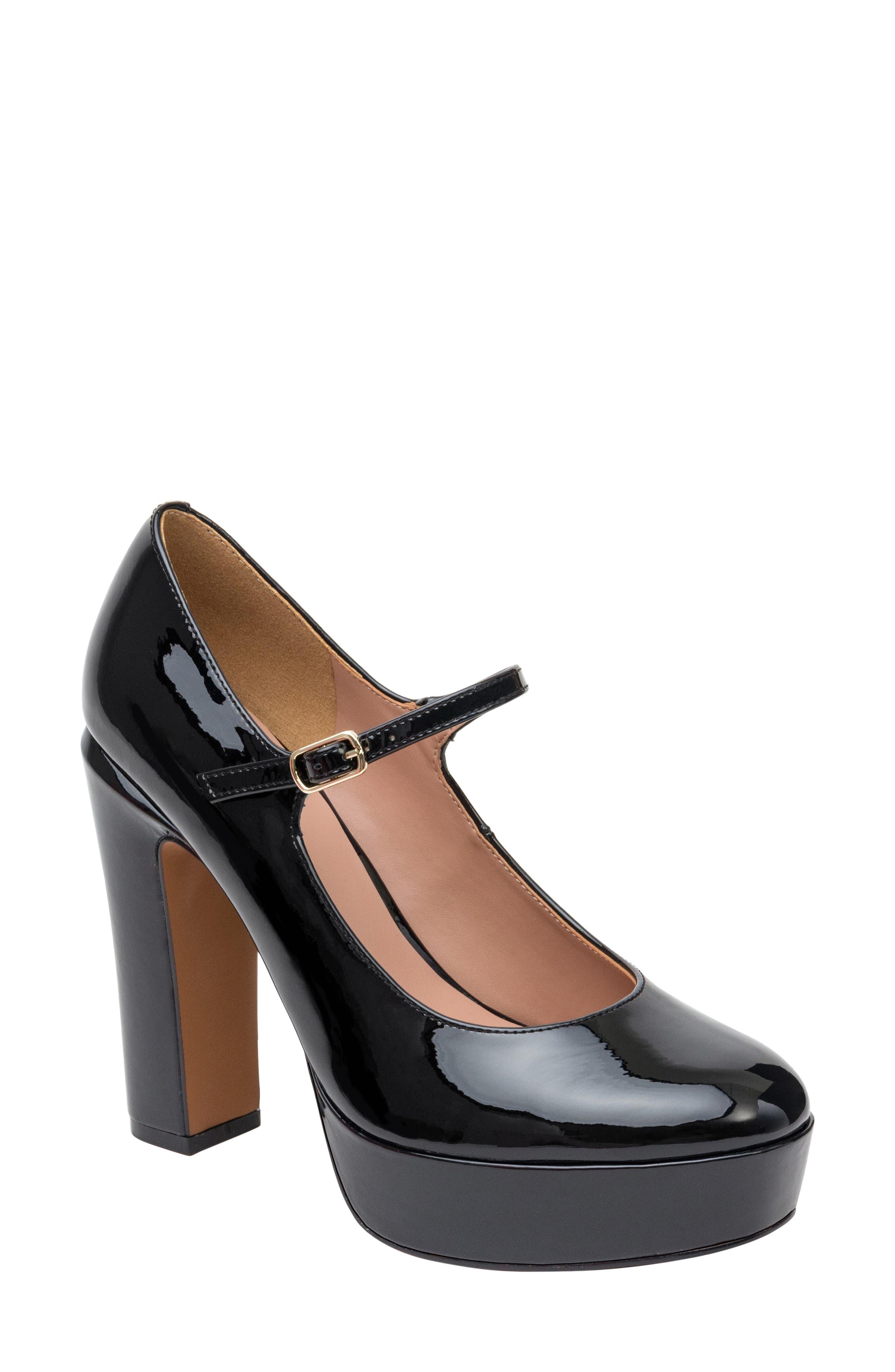 Linea Paolo Isadora Mary Jane Platform Pump in Black Lyst