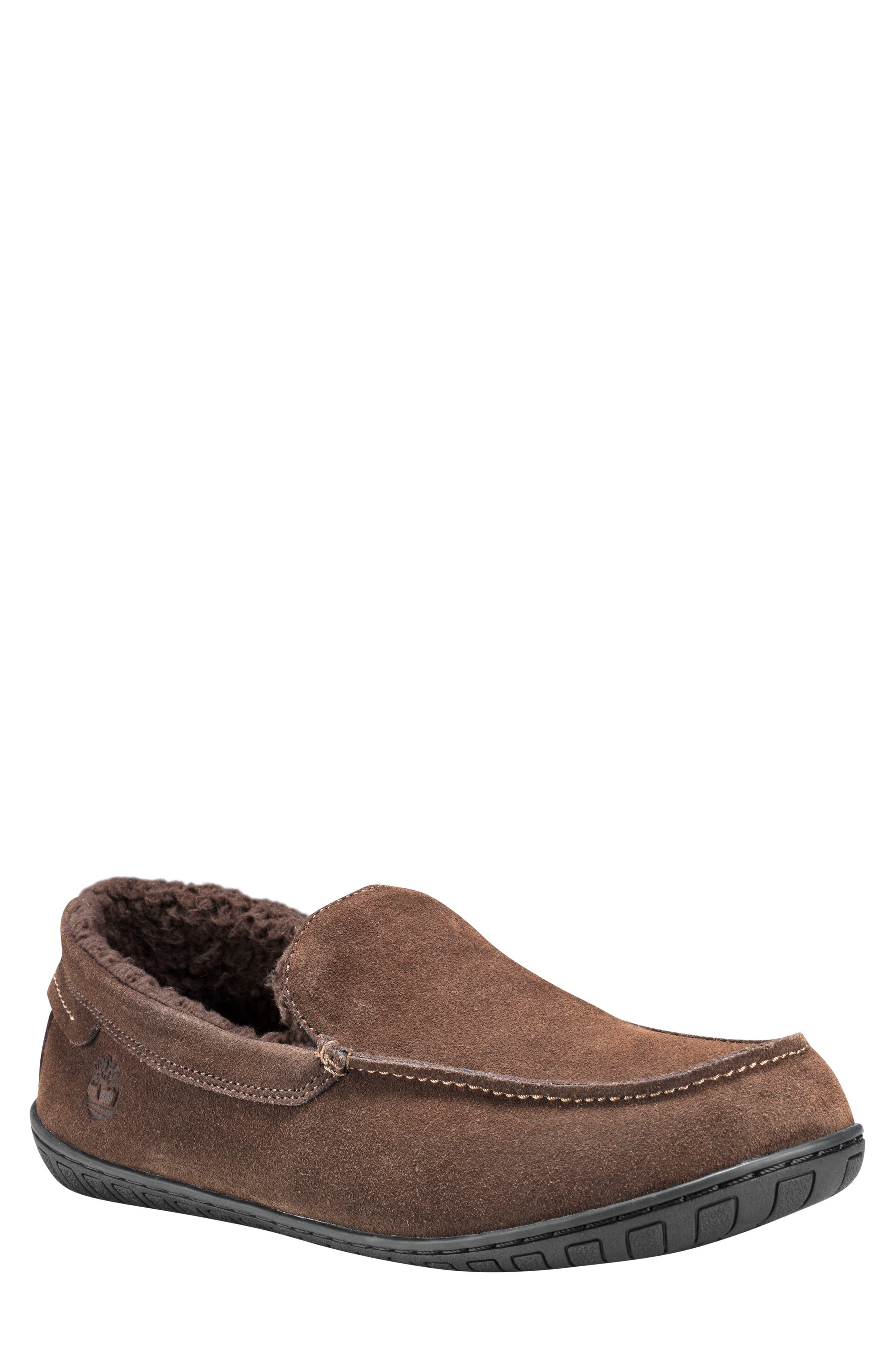 timberland plush slippers