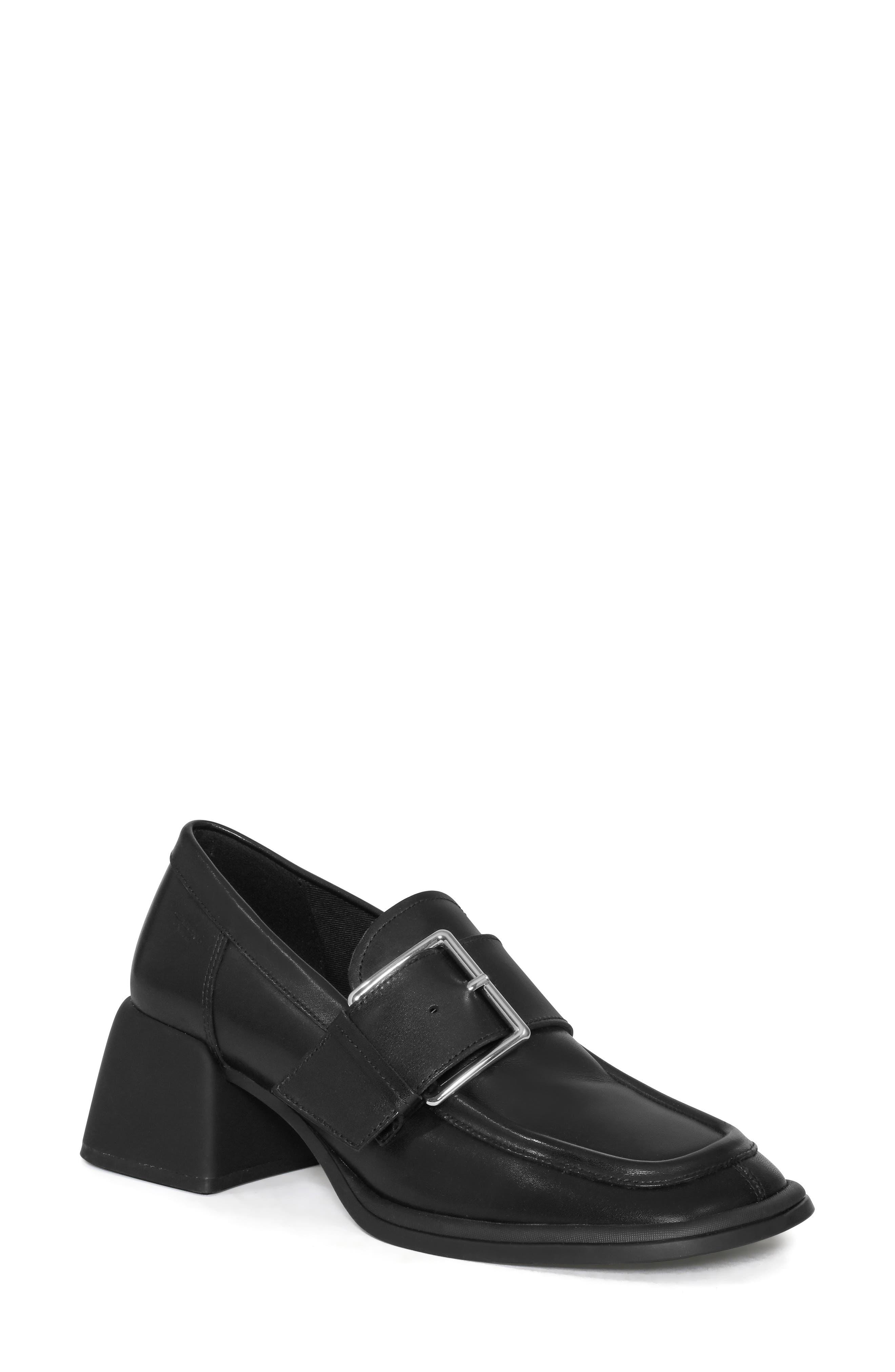 Vagabond Shoemakers Ansie Buckle Loafer in Black | Lyst