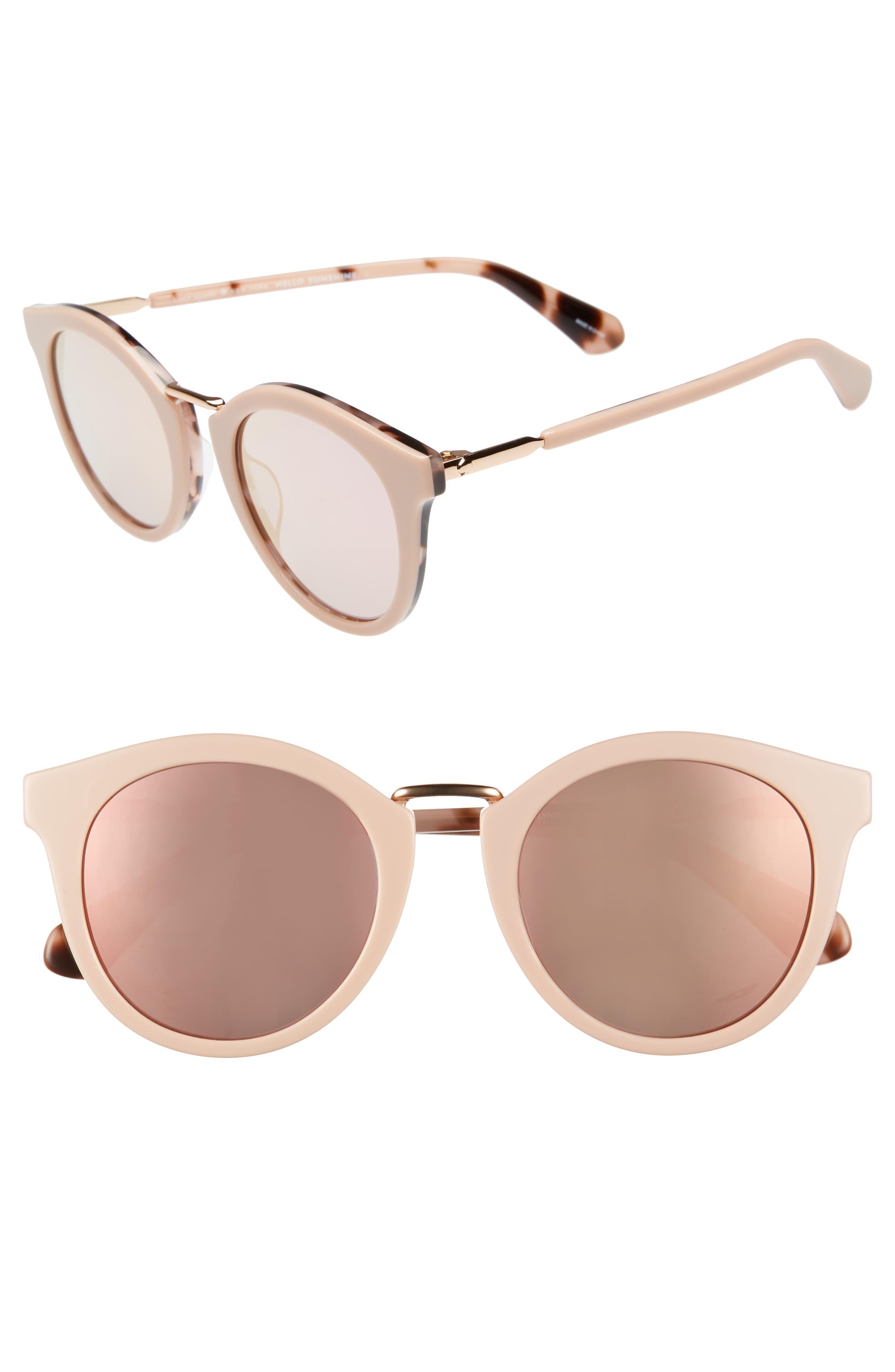 Kate Spade Joylyn 50mm Round Sunglasses in Pink Lyst