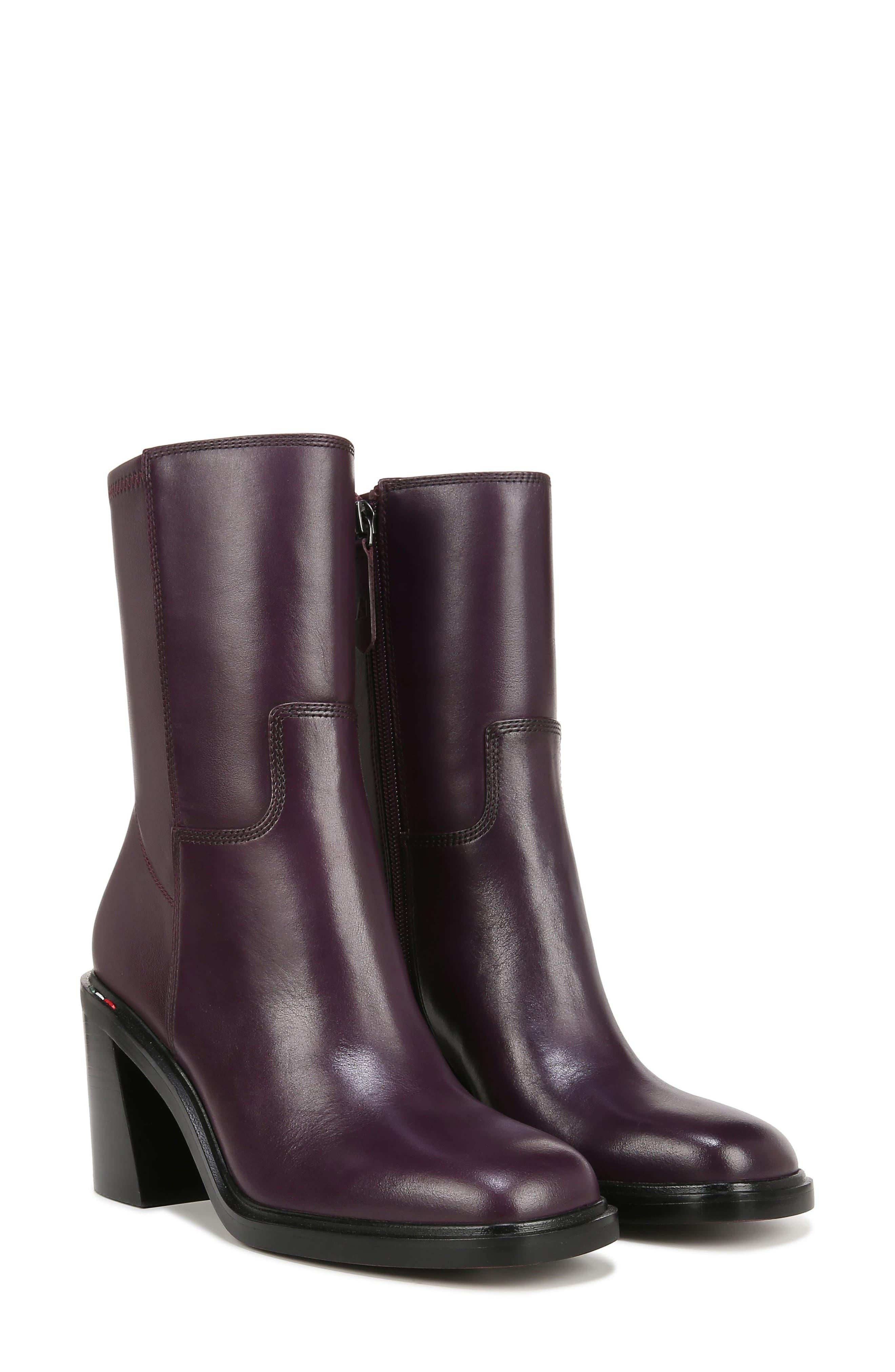 Franco Sarto Penelope Mid Shaft Boots in Purple Lyst