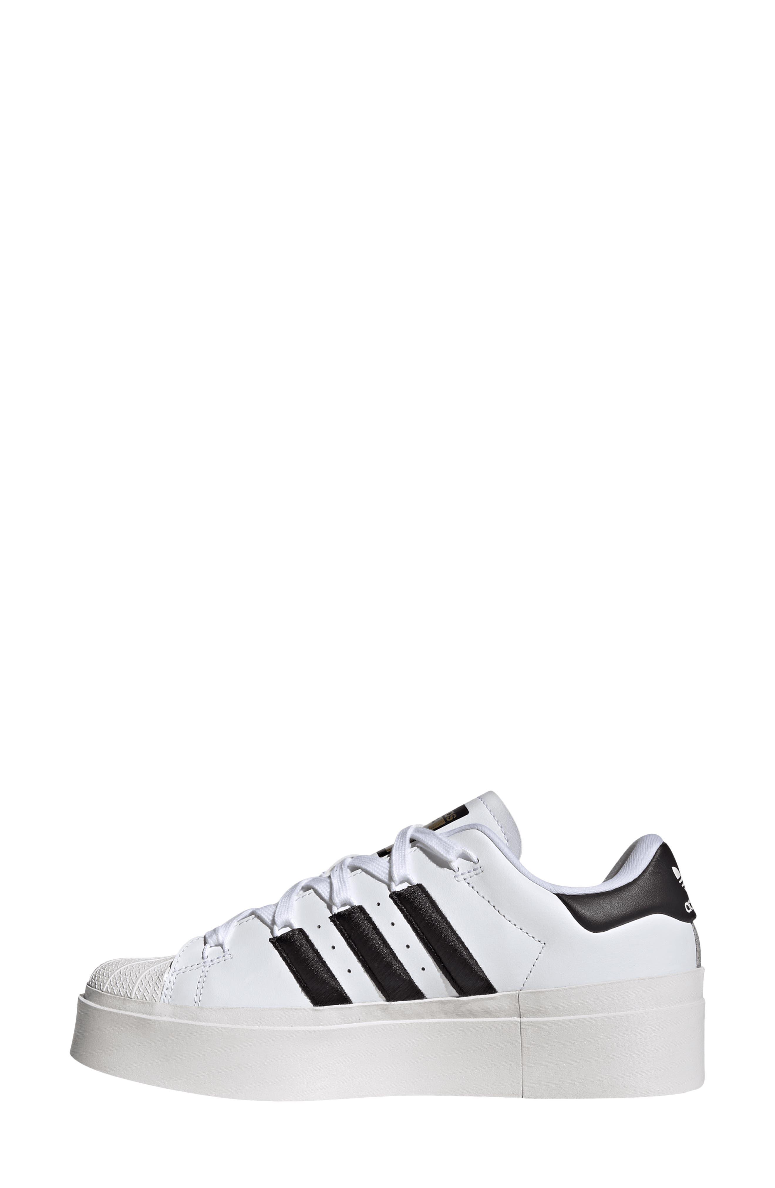 adidas Superstar Bonega Platform Sneaker in White | Lyst