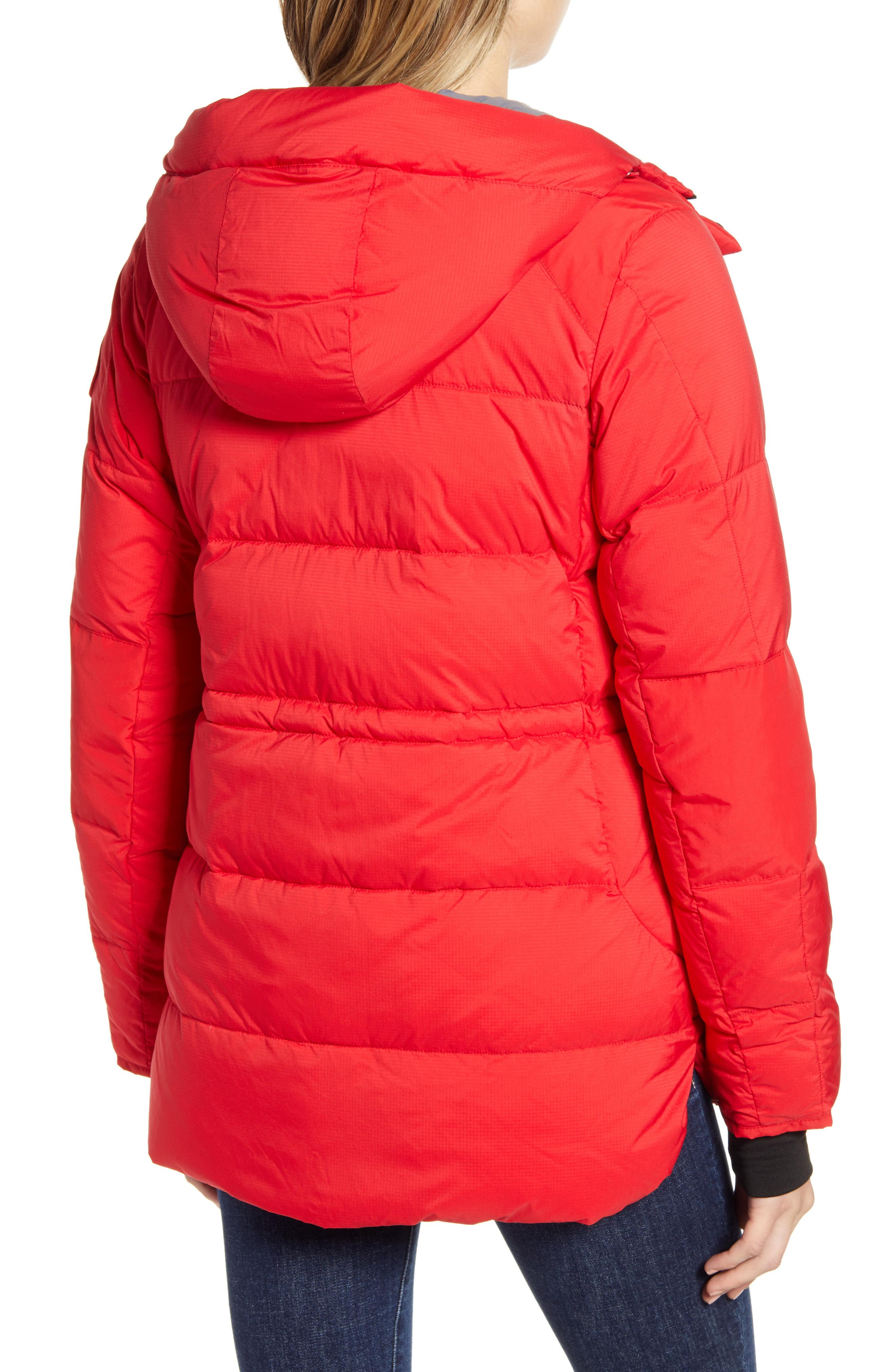 Canada Goose Synthetic Alliston Packable Down Jacket, Red Lyst